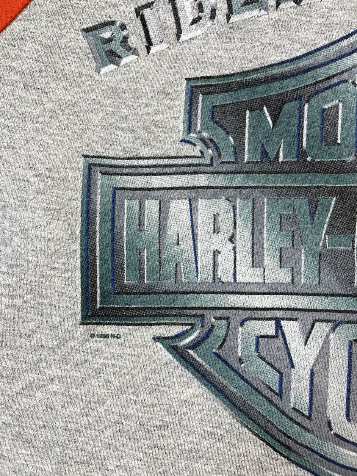 Harley Davidson Vintage Harley-Davidson Raglan Tee – 1996 Size US XL / EU 56 / 4 - 5 Thumbnail
