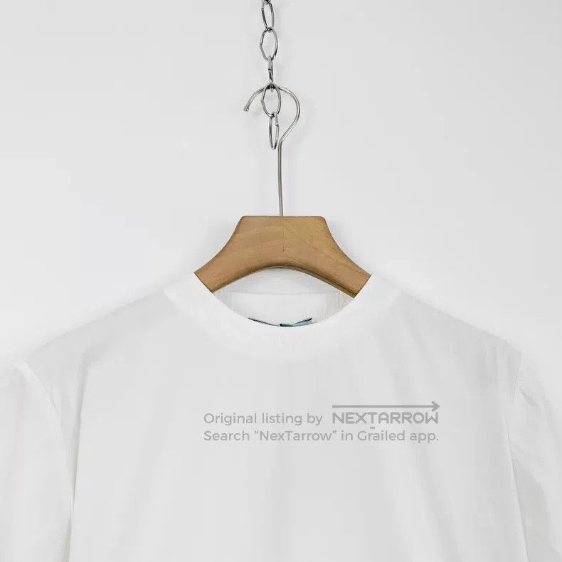 Prada Prada White back triangle logo short-sleeved T-shirt Size XS / US 0-2 / IT 36-38 - 3 Thumbnail