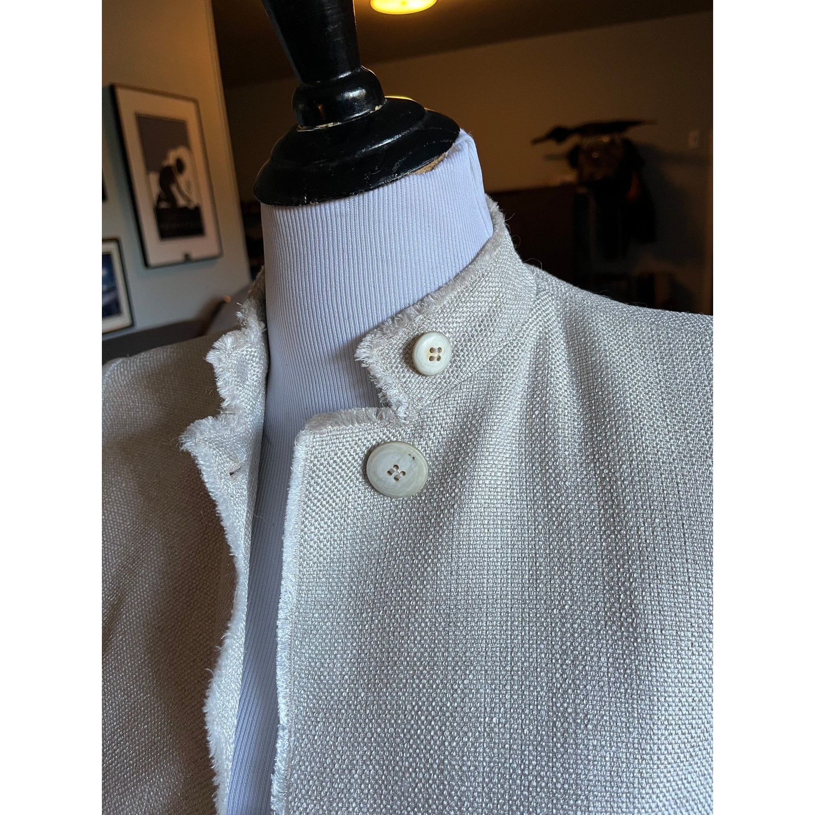 Armani Collezioni VINTAGE VERY RARE- ARMANI BLAZER Size L / US 10 / IT 46 - 3 Thumbnail