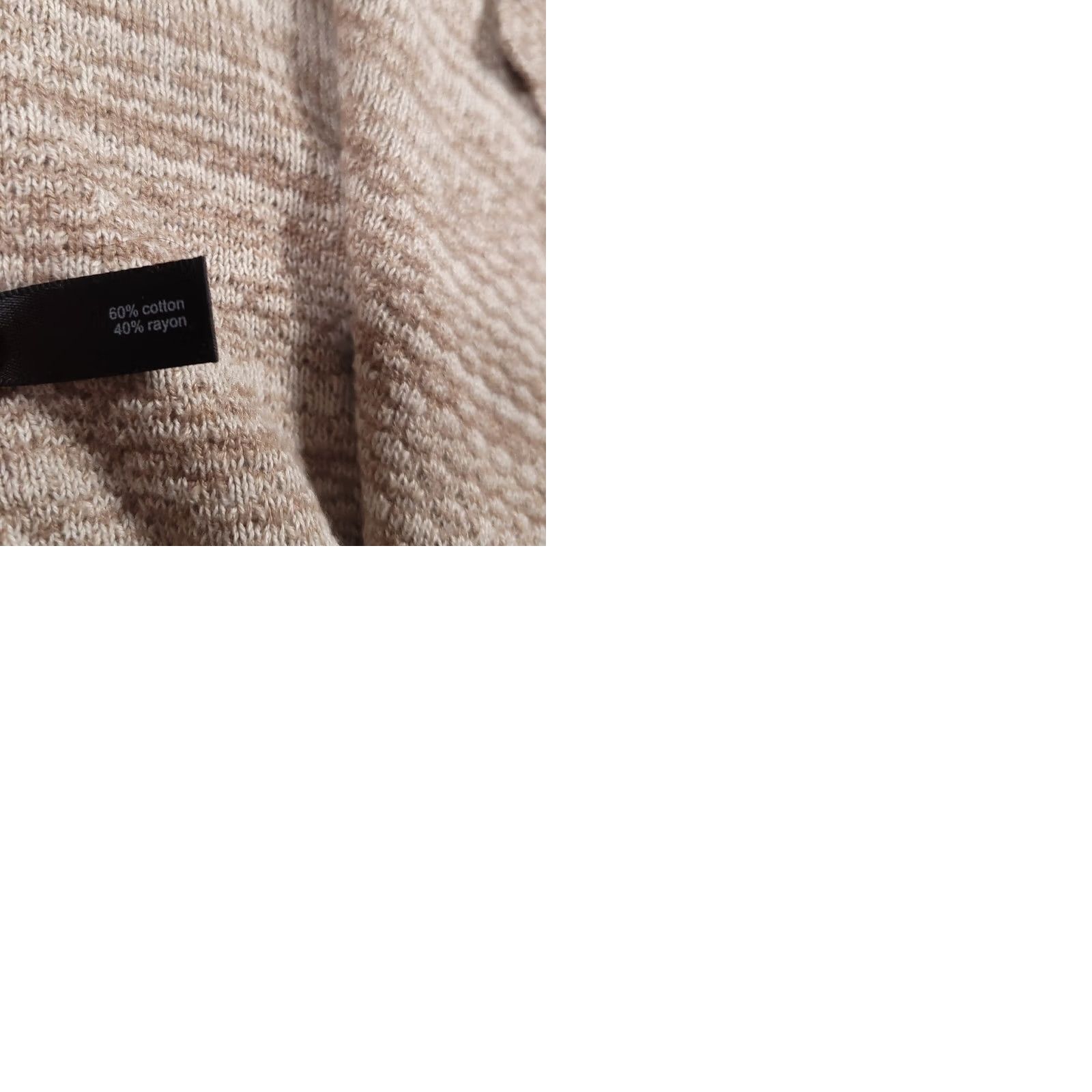 Vintage The Limited Sweater Cardigan Women's Small Beige Knit Long Sleeve Asymmetrical Size S / US 4 / IT 40 - 9 Thumbnail