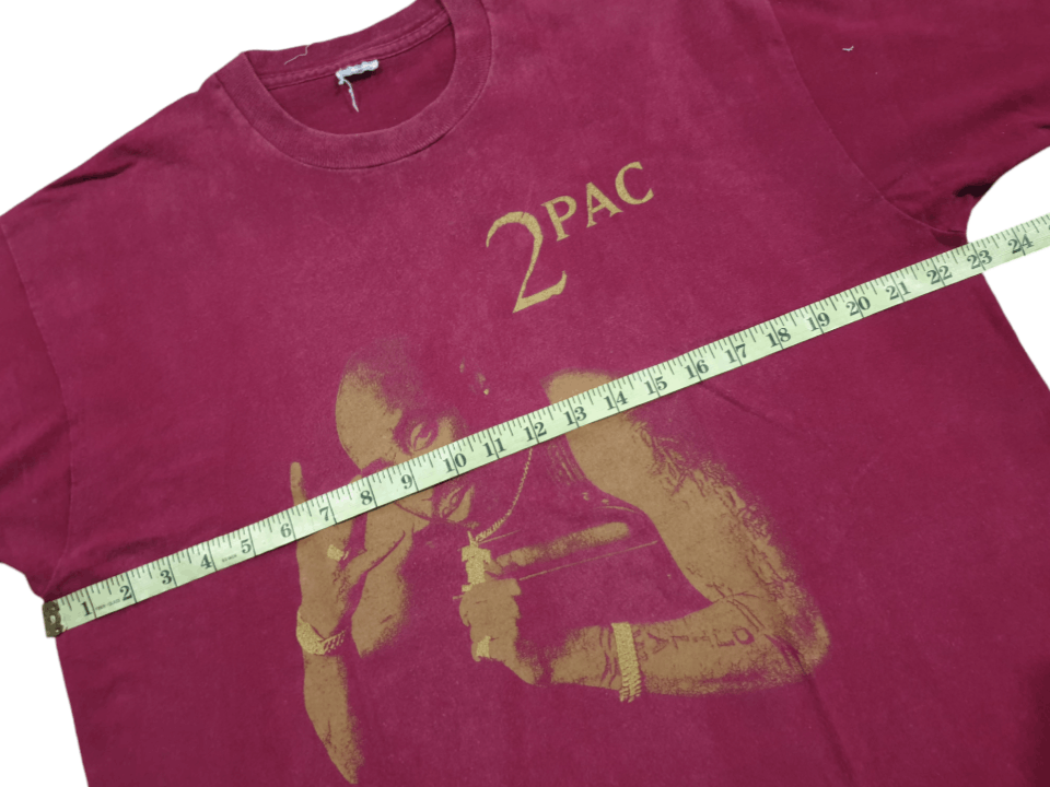 Death Row Records × Vintage 90s 2 PAC Death Row Records T-shirt Size US XL / EU 56 / 4 - 10 Thumbnail