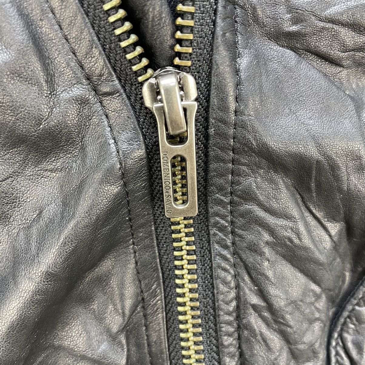 Japanese Brand 💥 Domenico x Savio Double Collar Sheep Skin Jacket Size M / US 6-8 / IT 42-44 - 4 Thumbnail