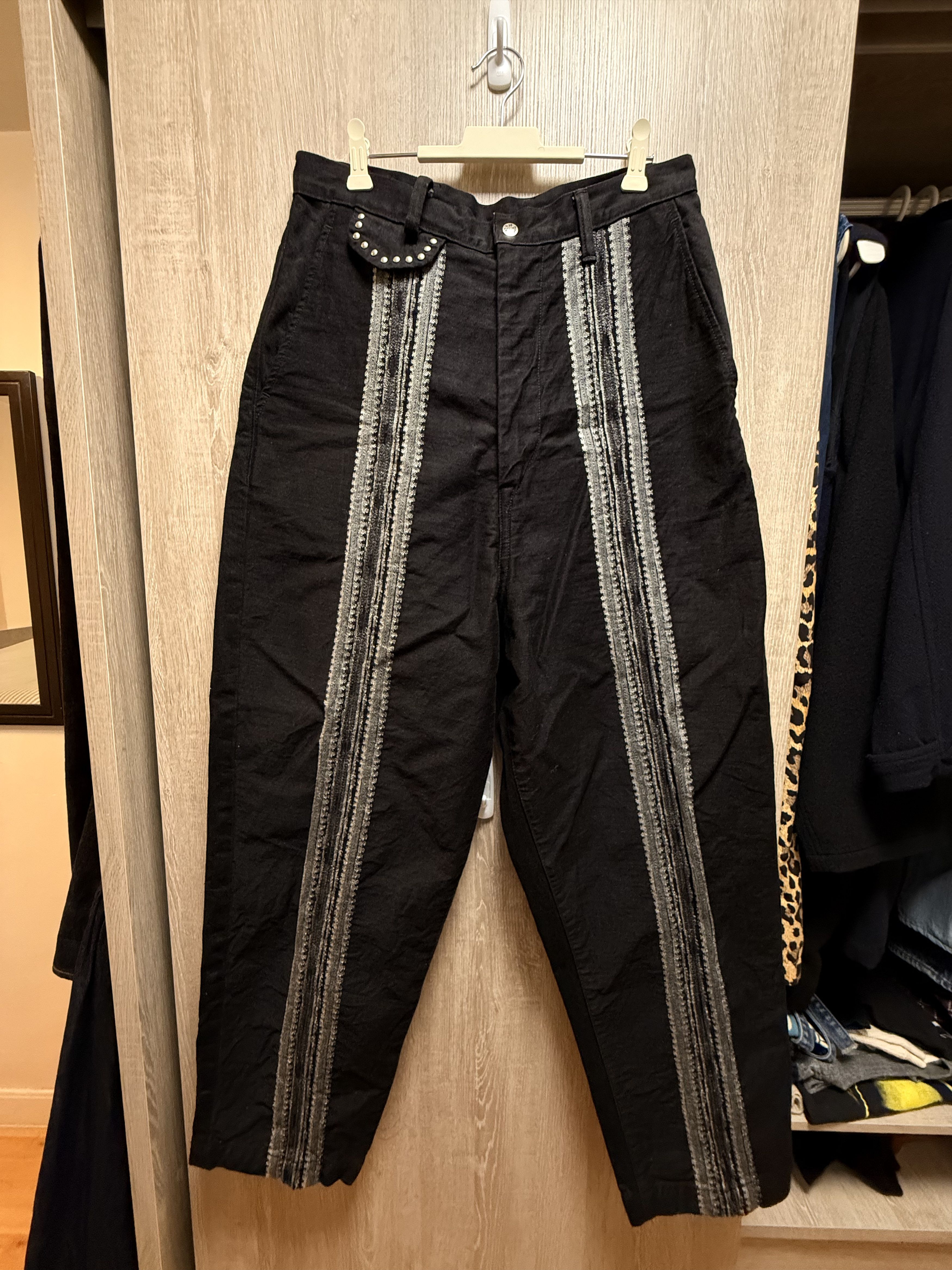 Kapital Kapital Yagasuri Nime Pants Black Size US 30 / EU 46 - 2 Thumbnail