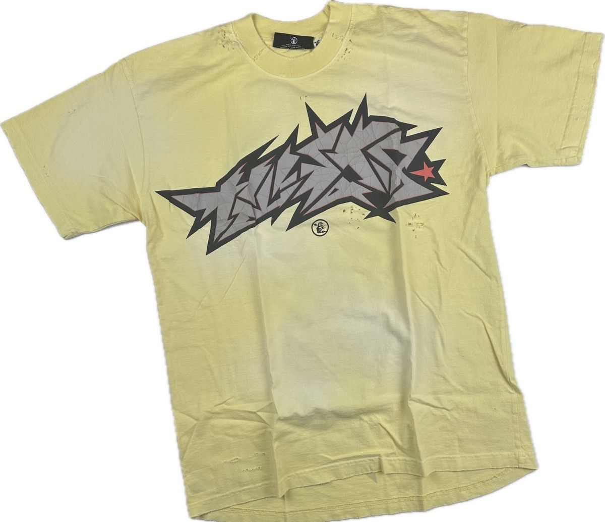 HELLSTAR Hellstar Sample Cracked Print T-shirt Size US M / EU 48-50 / 2 - 1 Thumbnail