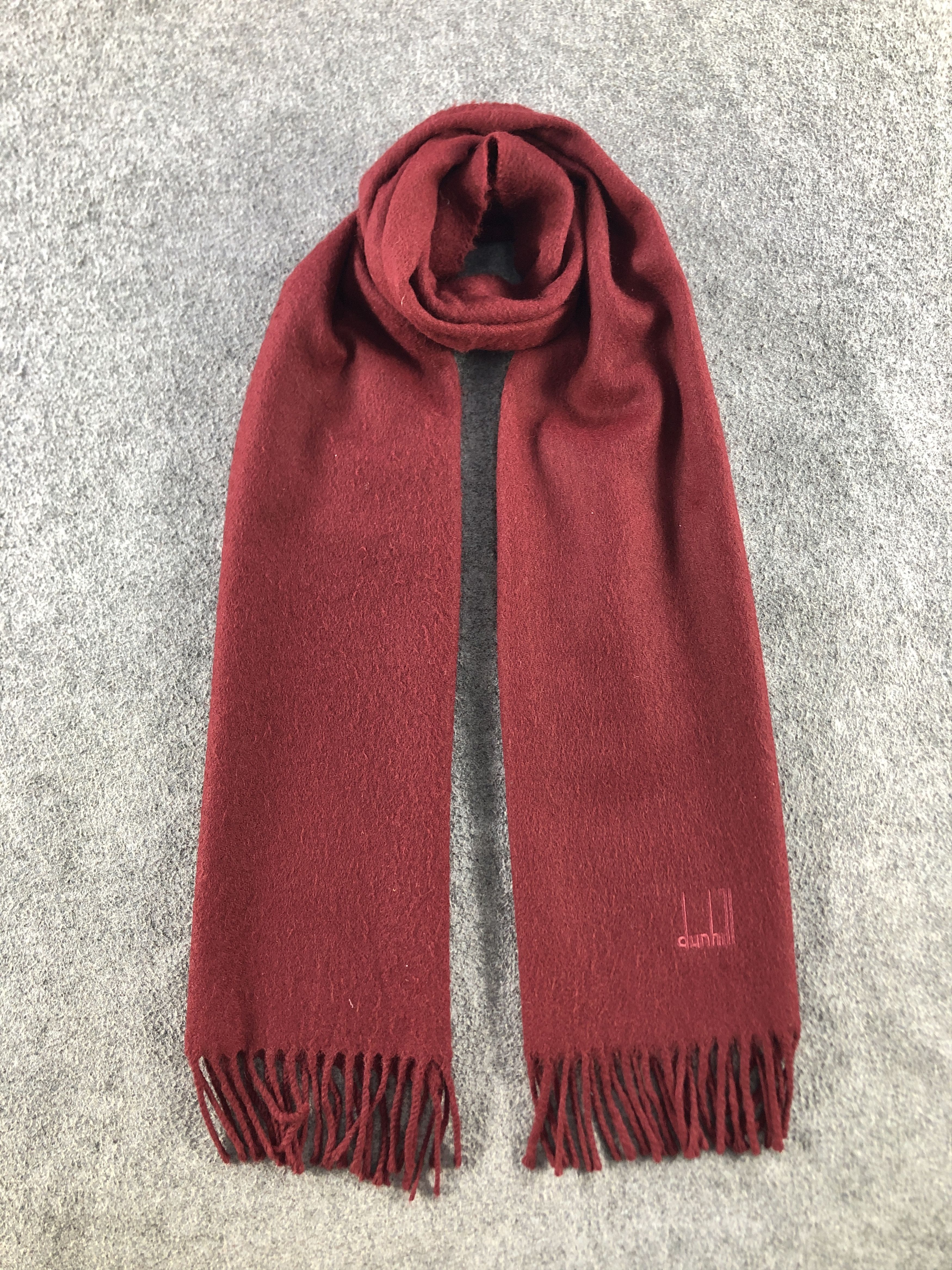 Alfred Dunhill Alfred Dunhill Cashmere Scarf / Muffler / Neckwear P845 Size ONE SIZE - 1 Thumbnail