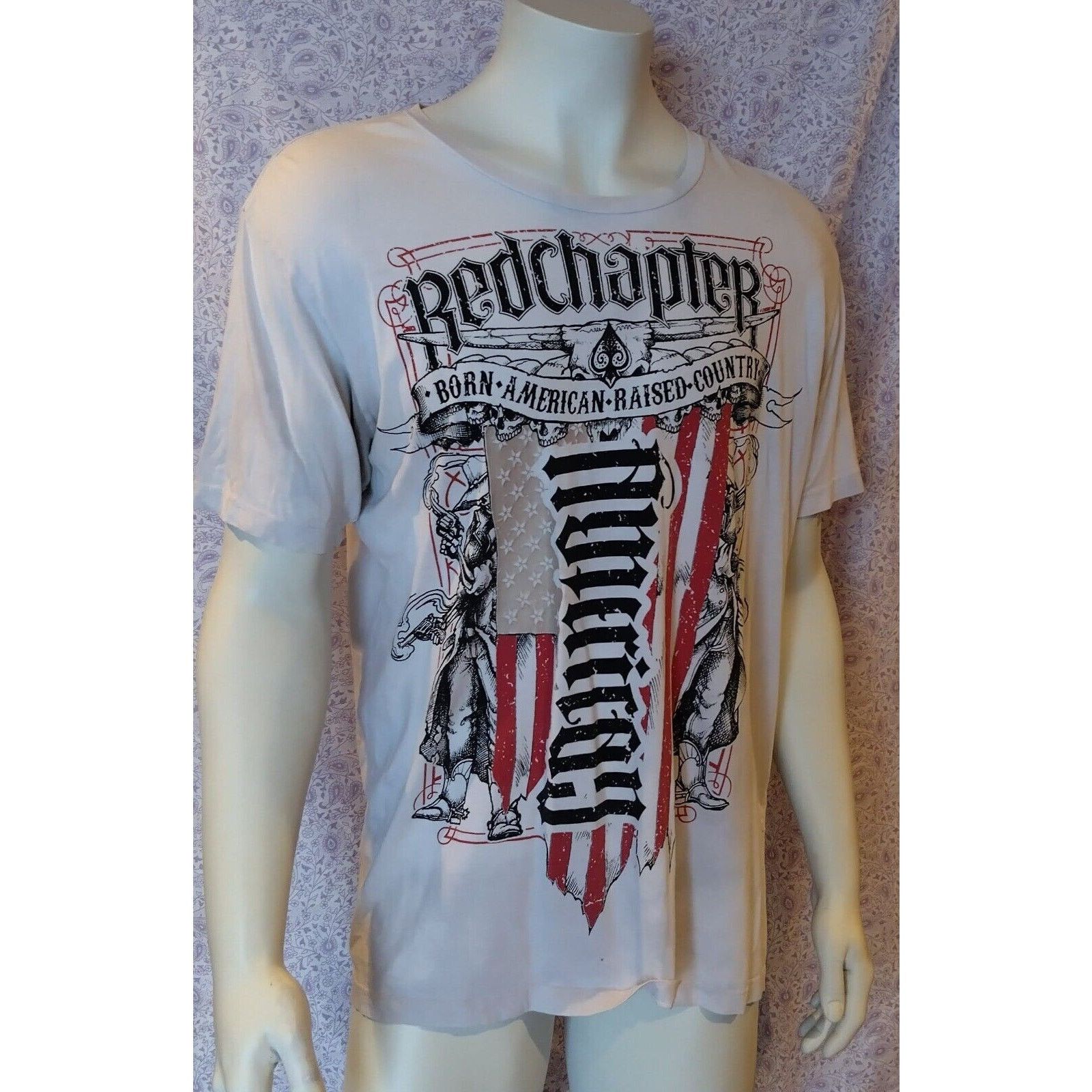 Other Red Chapter "American" "Country" Size Large Size US L / EU 52-54 / 3 - 1 Thumbnail
