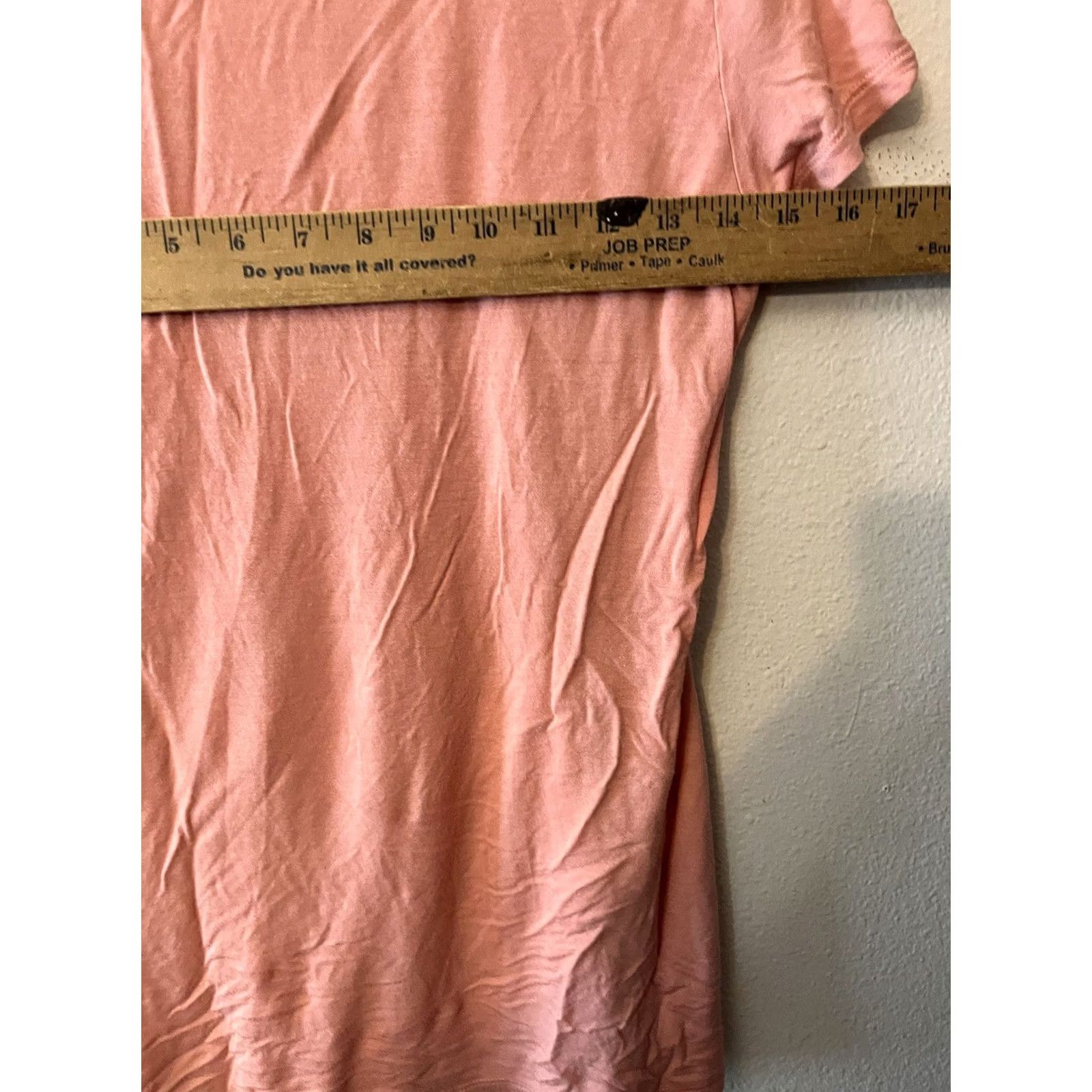 Gap Womens Gap Blouse V Neck tee Pink Solid Size Medium Pocket Stars Size M / US 6-8 / IT 42-44 - 6 Thumbnail