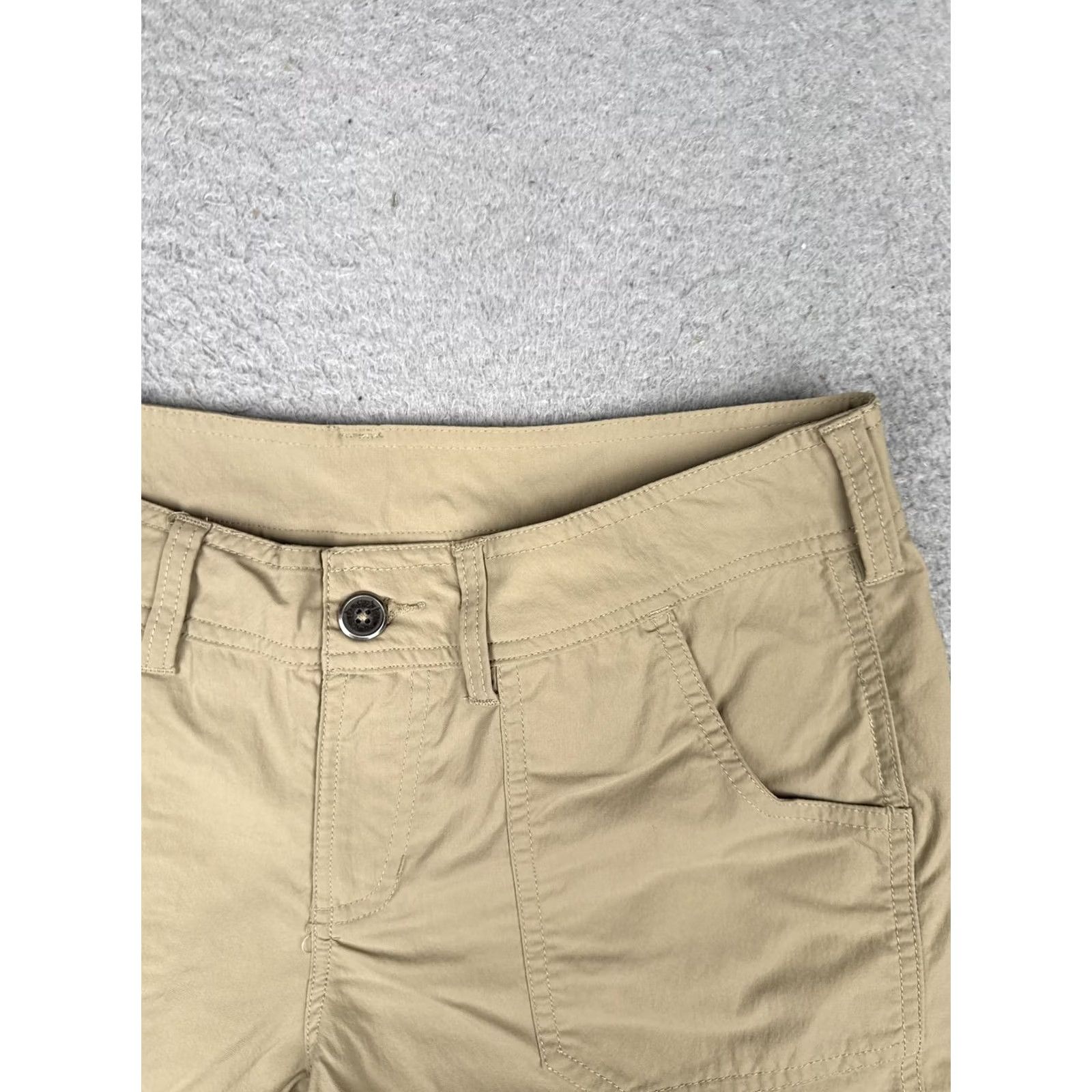 The North Face The North Face Womens Shorts Chino Nylon Stretch Hiking Outdoor Beige 6 Regular Front Zip Pocket Mens Womens Boys Girls Size 28" / US 6 / IT 42 - 5 Thumbnail