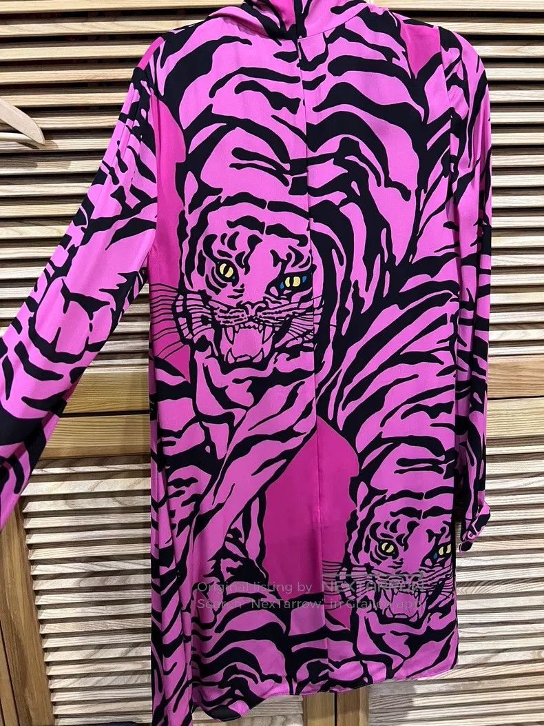 Valentino Valentino Silk tiger dress Size S / US 4 / IT 40 - 3 Thumbnail