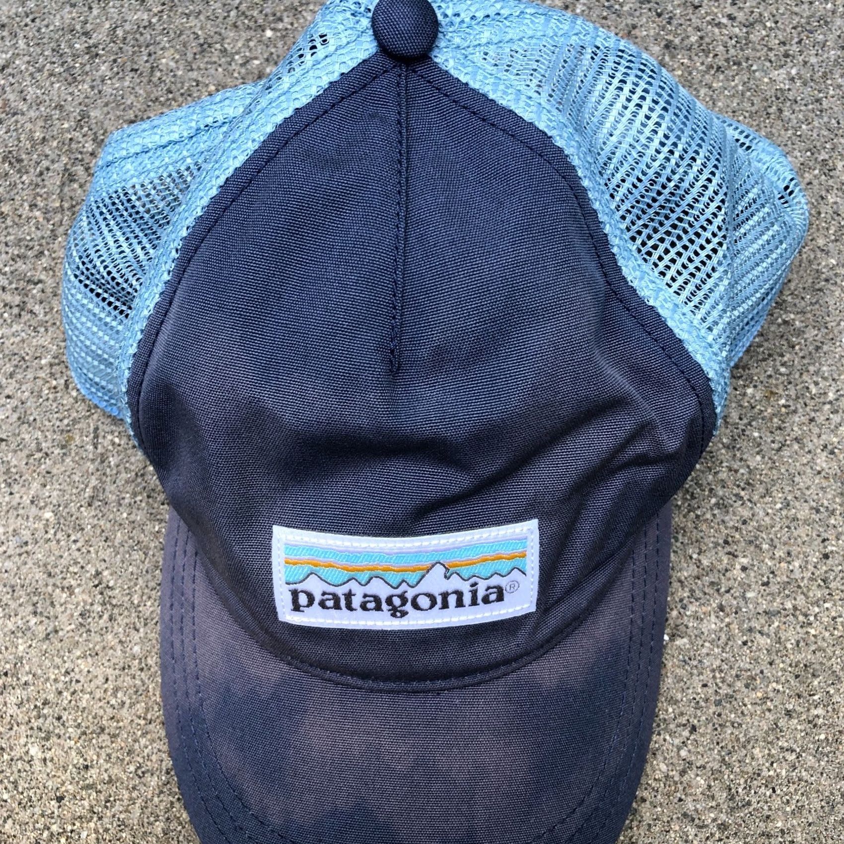 Patagonia VINTAGE Patagonia Trucker Hat Women's Baseball Cap One Size Blue Adjustable Size ONE SIZE - 3 Thumbnail