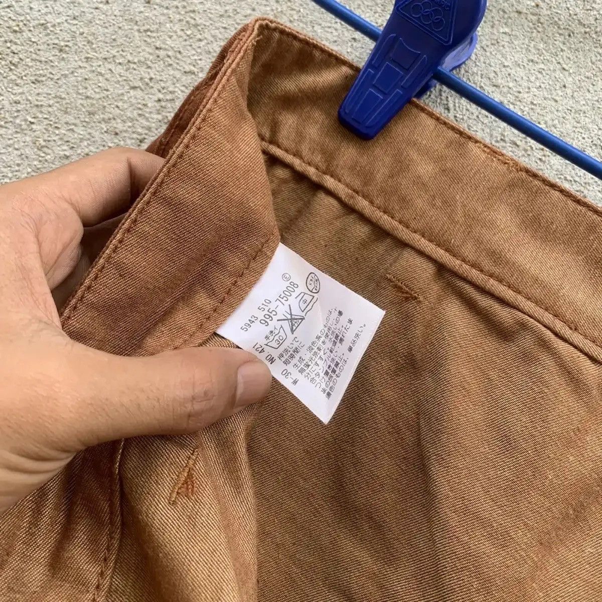 Japanese Brand FYE 🔥AWESOME POCKET BIG JAPANESE VINTAGE RUGGED BROWN PANTS Size US 30 / EU 46 - 7 Thumbnail