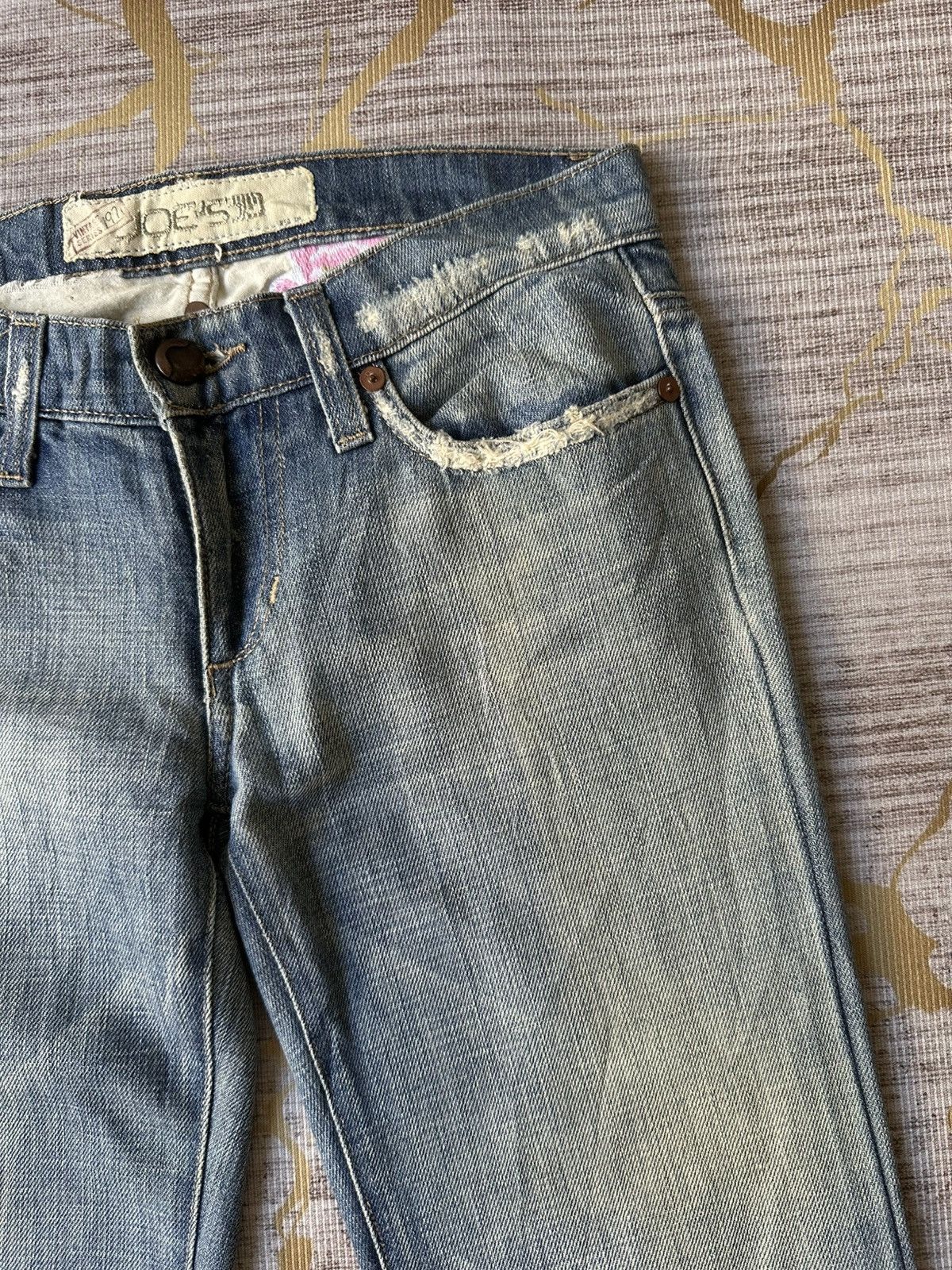 Joe's FLARE Joe’s Distressed Faded Blue Boot Jeans Size 28" / US 6 / IT 42 - 12 Thumbnail