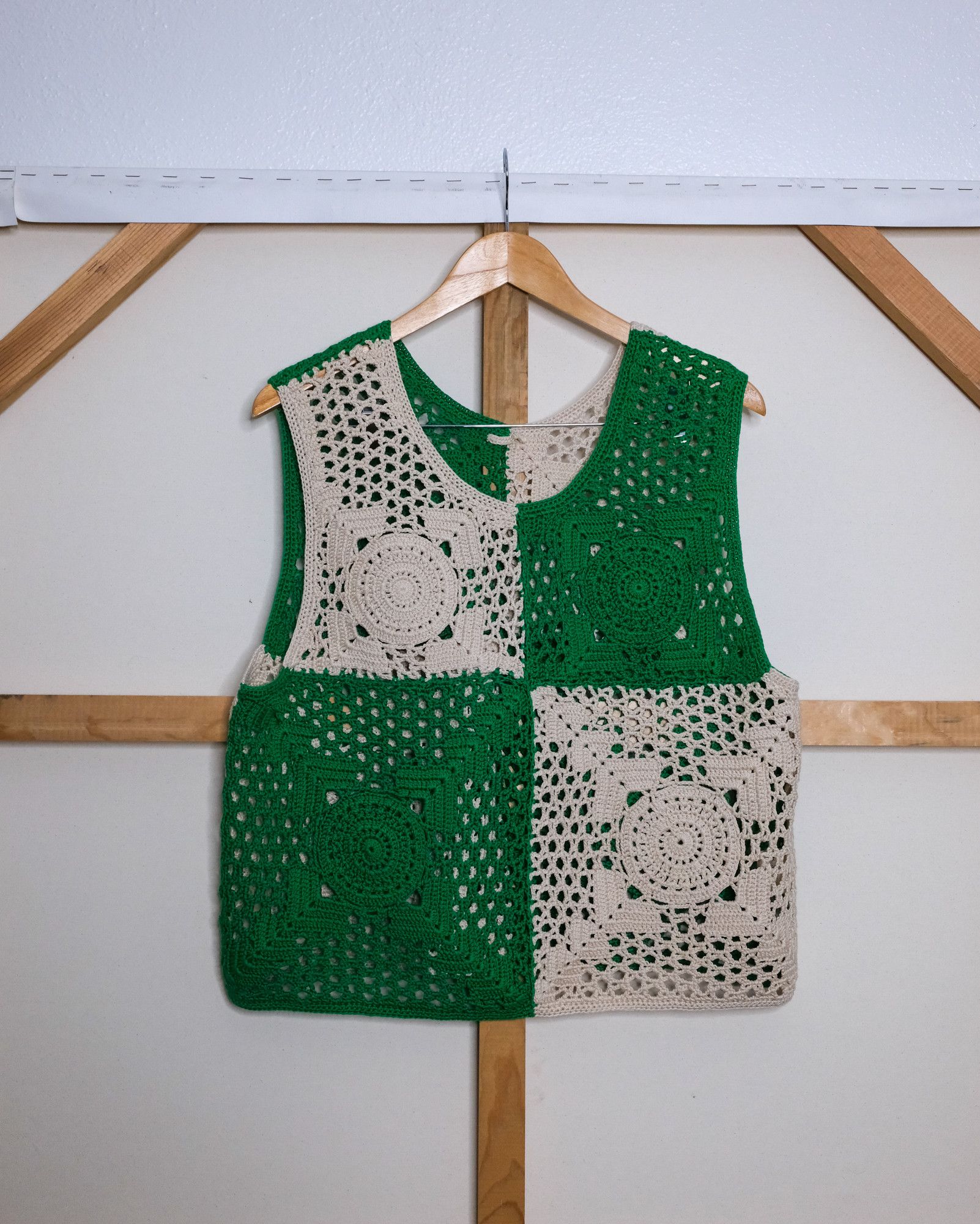 Bode Crochet Panel Bode Vest 2022 Size US M / EU 48-50 / 2 - 1 Thumbnail