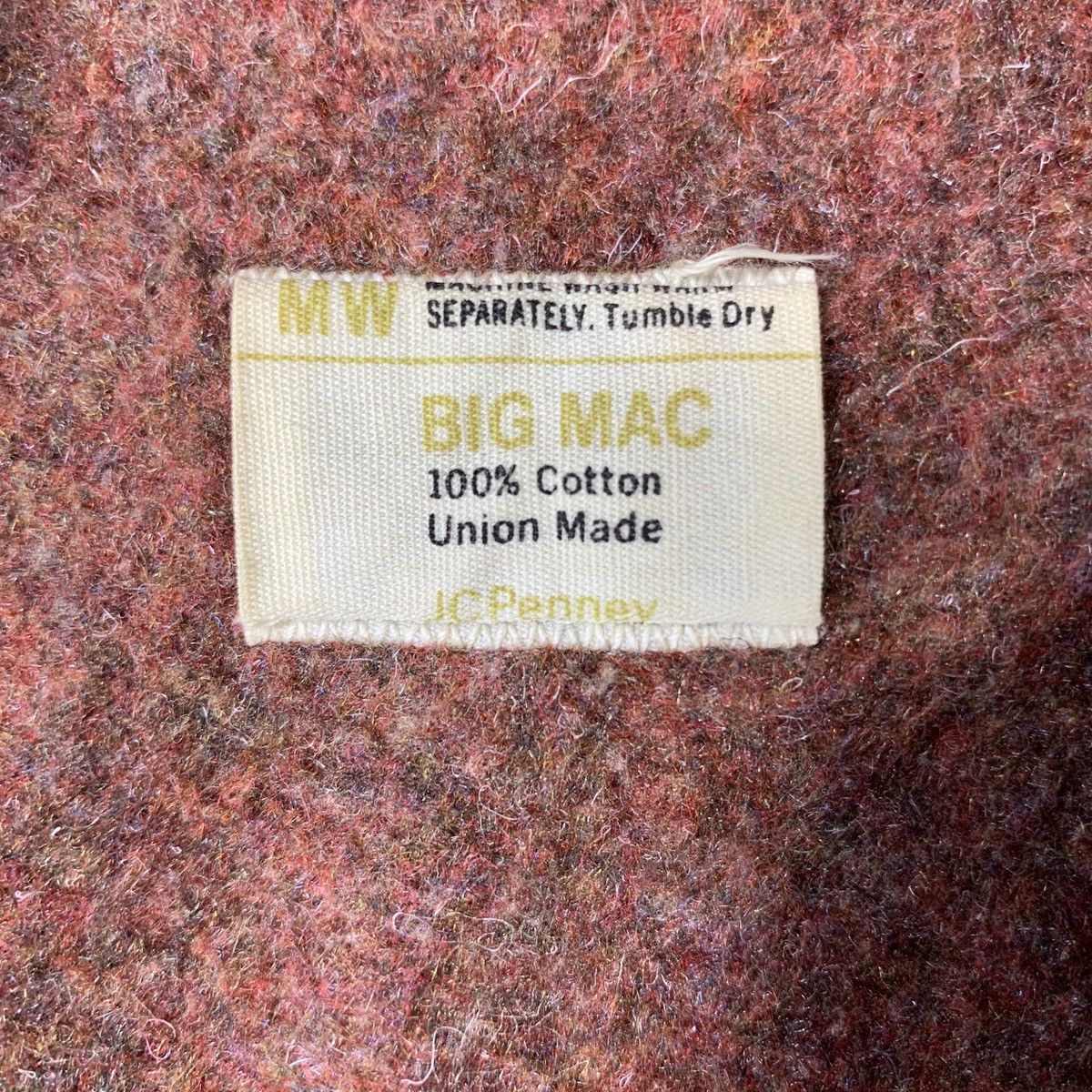 Big Mac × Sears × Vintage (SOLD OUT) vintage 70s Big Mac USA work denim jacket blanket Size US L / EU 52-54 / 3 - 3 Thumbnail