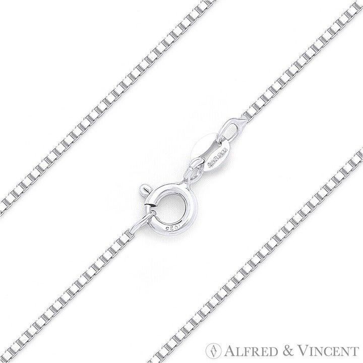 Other 1mm Classic Box Link Italian Chain Anklet Size 9 Size ONE SIZE - 1 Thumbnail