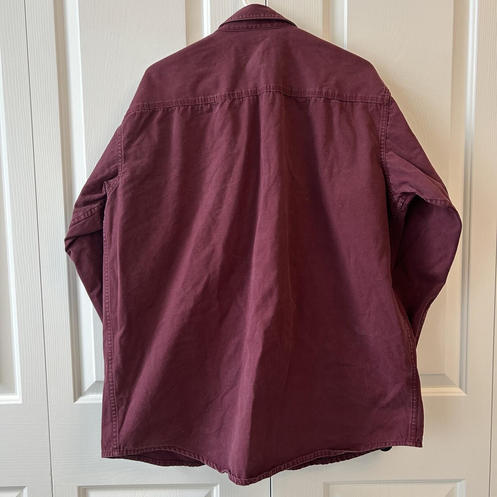 Redhead RedHead Maroon Casual ButtonDown Shirt Men’s LG Tall Vintage Size US L / EU 52-54 / 3 - 2 Thumbnail