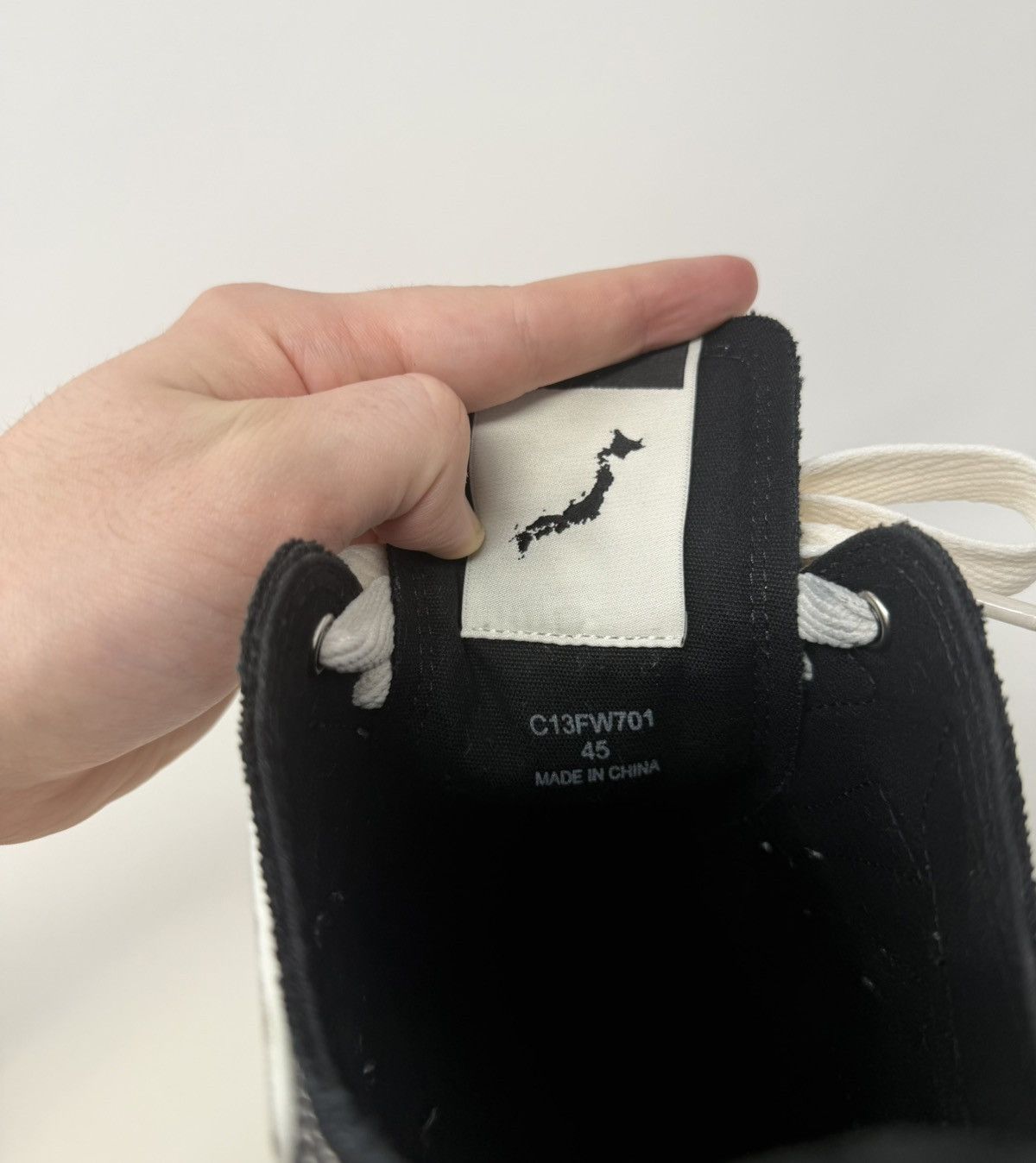 Amiri Amiri x Maison Mihara Yasuhiro Bones Petrson OG Sole Sneaker Size US 12 / EU 45 - 6 Thumbnail