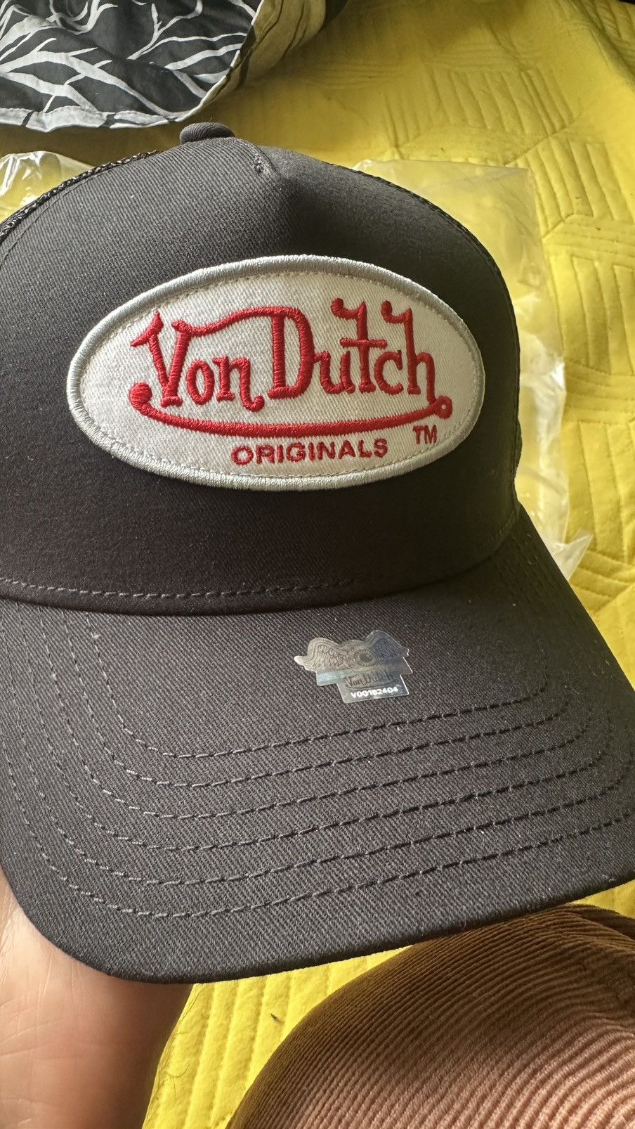 Von Dutch Boston Cap Hat Full Cap Y2K