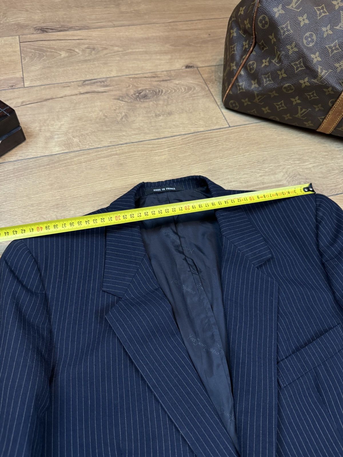 Yves Saint Laurent Vintage wool blazer Yves Saint Laurent original luxury item Size 48L - 4 Thumbnail