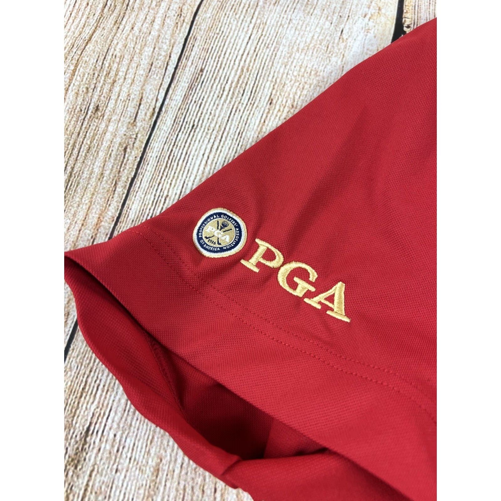 Cutter & Buck Cutter & Buck Polo Red Golf XL Men's PGA Tour 74th Championship Mens (Pre owned) Size US XL / EU 56 / 4 - 5 Thumbnail
