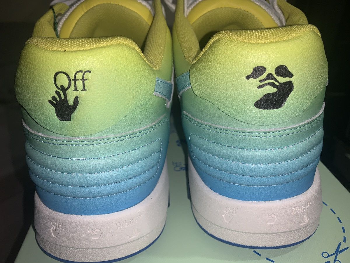 Off-White Men off-white office low top gradient blue/yellow size 44. Size US 11 / EU 44 - 4 Thumbnail