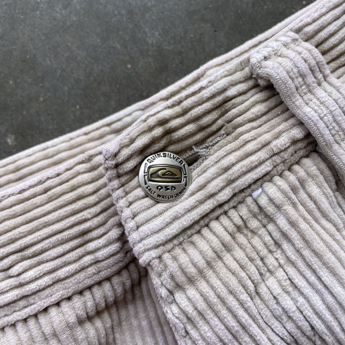 Quiksilver × Vintage Vintage Quiksilver Baggy Corduroy Pants Skater Surf 90s Size US 34 / EU 50 - 7 Thumbnail