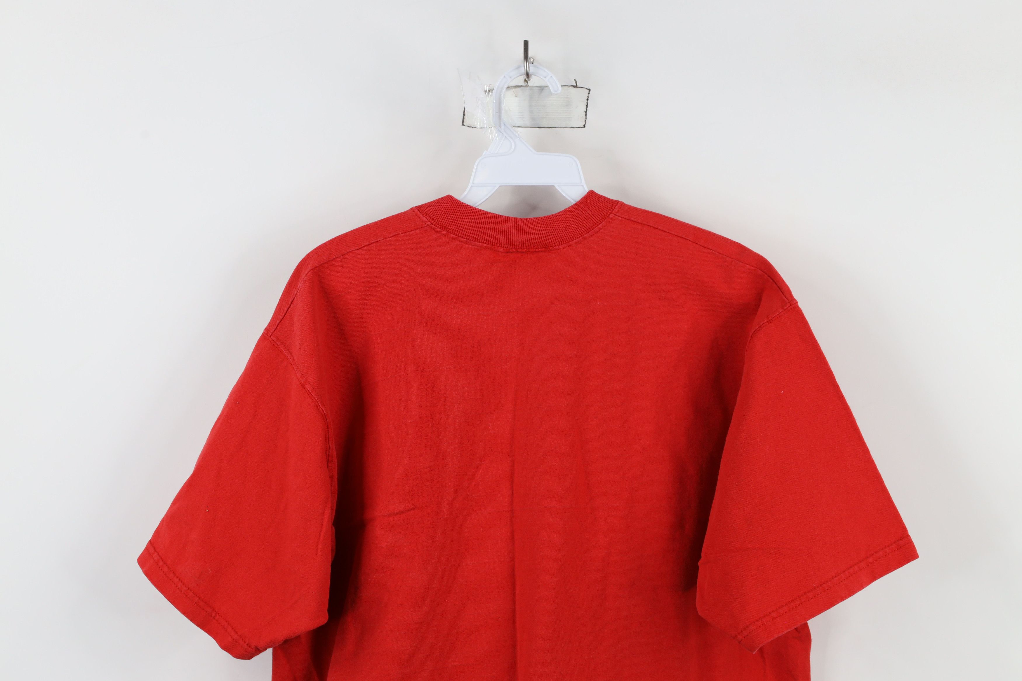 Vintage Vintage 90s Ohio State University Football T-Shirt Red Size US L / EU 52-54 / 3 - 11 Thumbnail