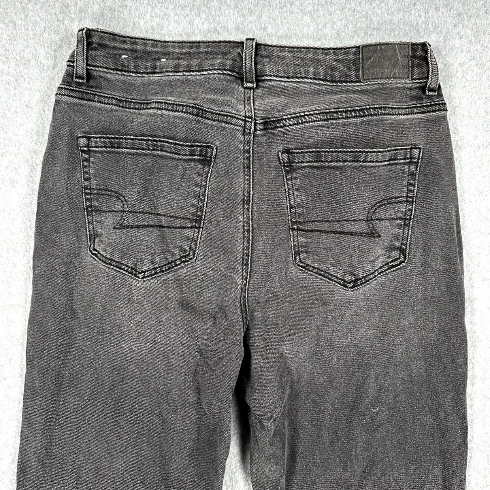 American Eagle Outfitters VINTAGE? No — American Eagle Outfitters Skinny Jeans Gray Women's 4 Light Wash Pockets Denim Size 27" / US 4 / IT 40 - 2 Thumbnail