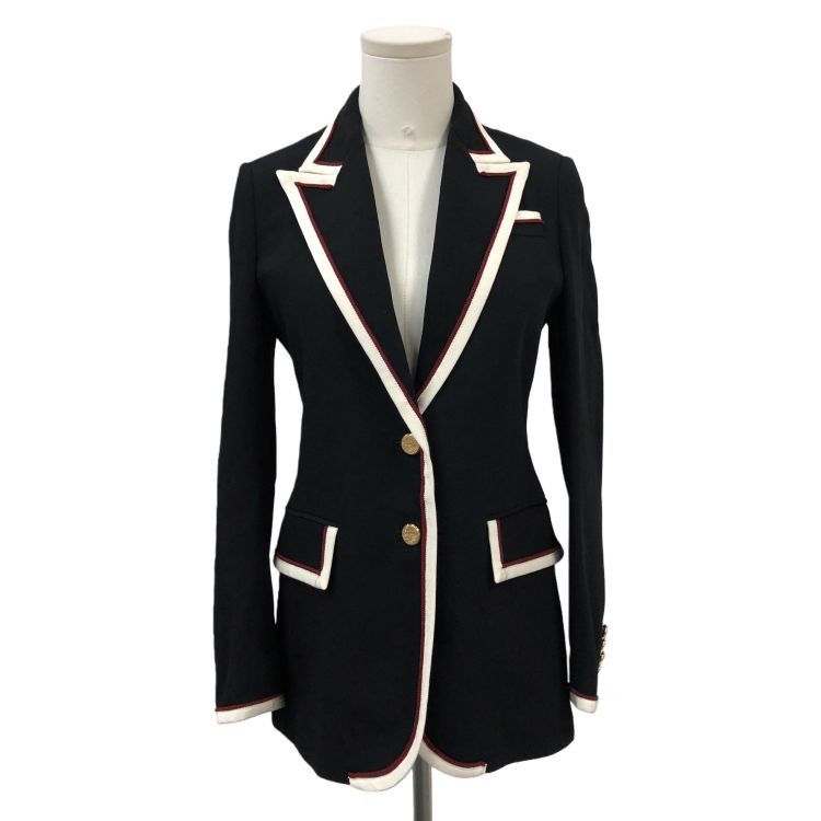 Gucci Gucci Contrast Trim Blazer Size 38 Size XS / US 0-2 / IT 36-38 - 1 Thumbnail