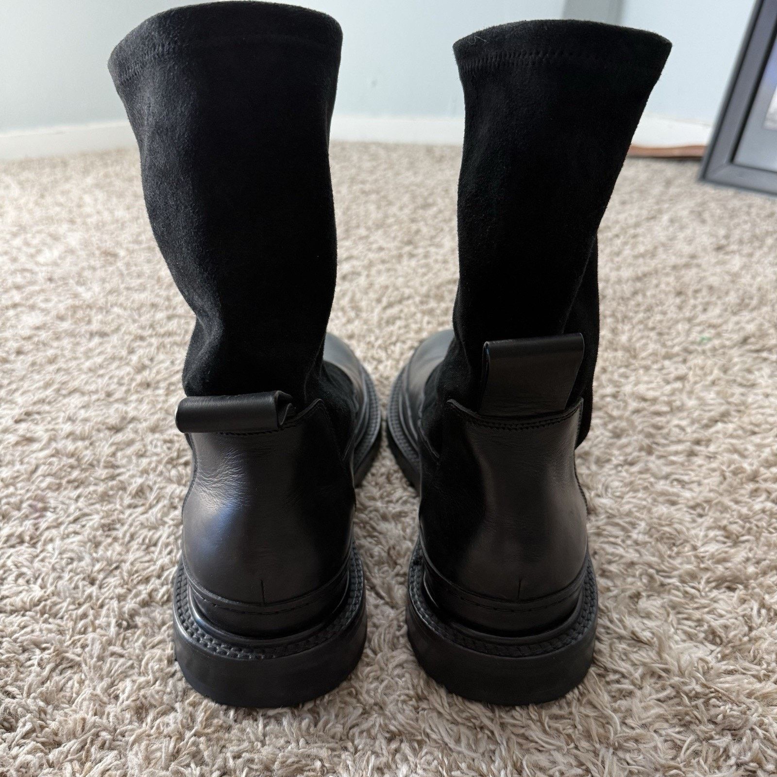 Other Adyar Black Suede Leather Chelsea Boots SSENSE Exclusive Size US 12 / EU 45 - 4 Thumbnail