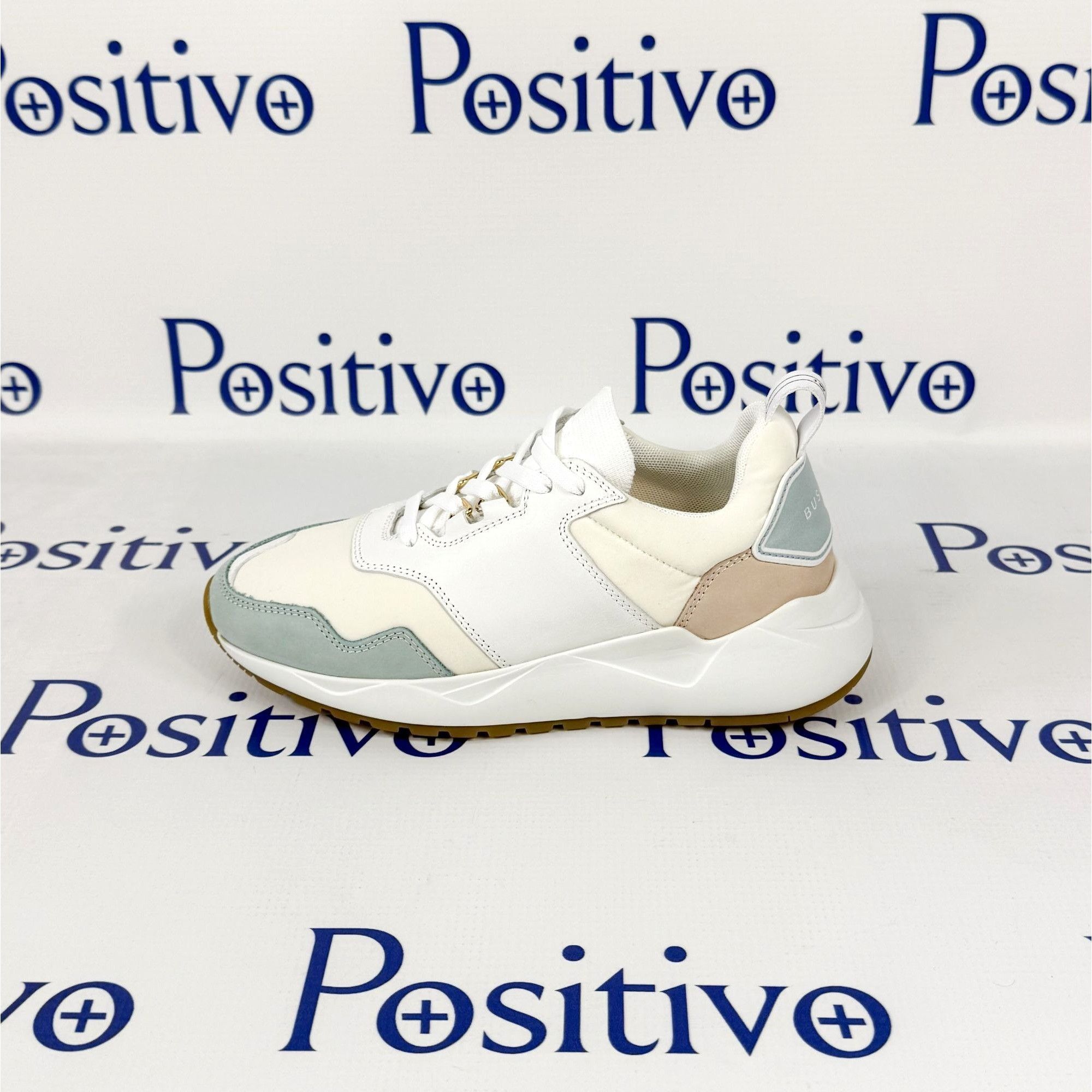 Buscemi Ventura Light Blue Trio Leather Sneakers US 6 EU 36