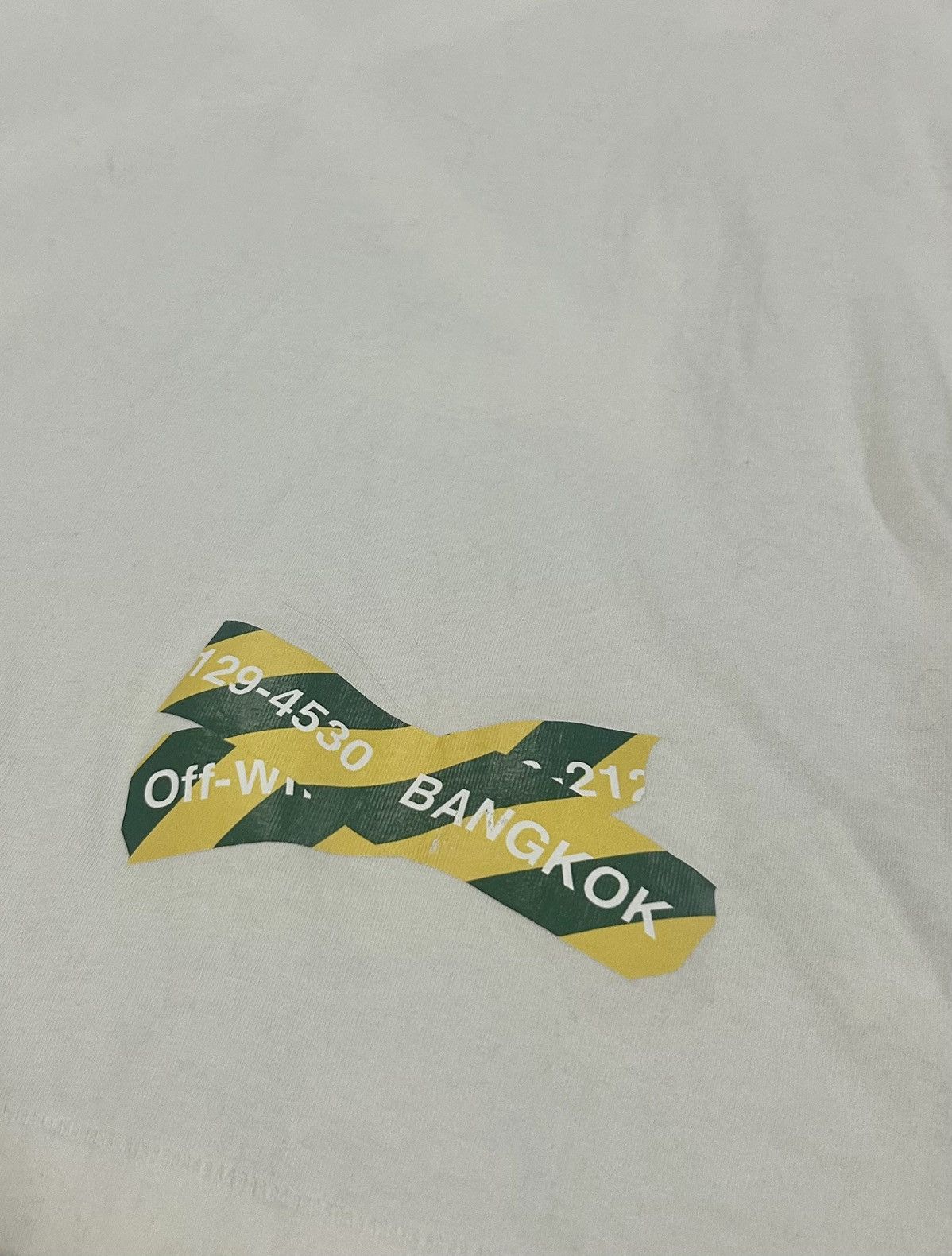 Off-White Off-White - "Bangkok" Tape Arrows T-Shirt Oversized Size S Size US S / EU 44-46 / 1 - 3 Thumbnail