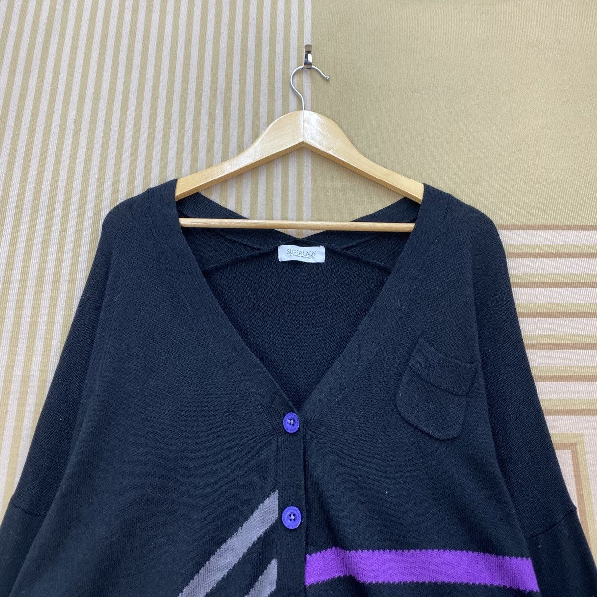Kansai Yamamoto 🫶Kansai Yamamoto Cardigan V neck Striped Size L / US 10 / IT 46 - 3 Thumbnail