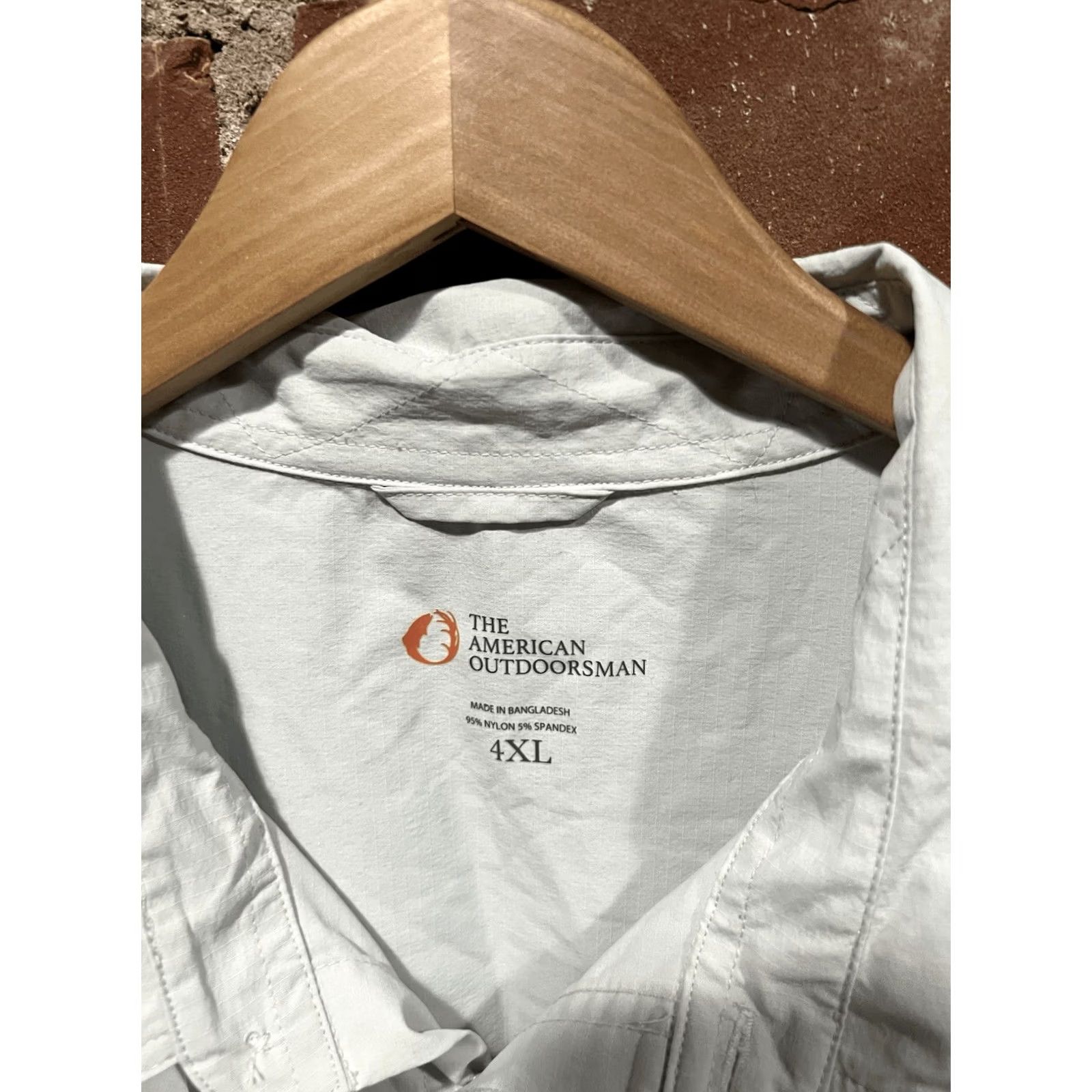 Vintage American Outdoorsman Shirt Mens Gray Short Sleeve Button-Up 4XL Size US XXL / EU 58 / 5 - 3 Thumbnail