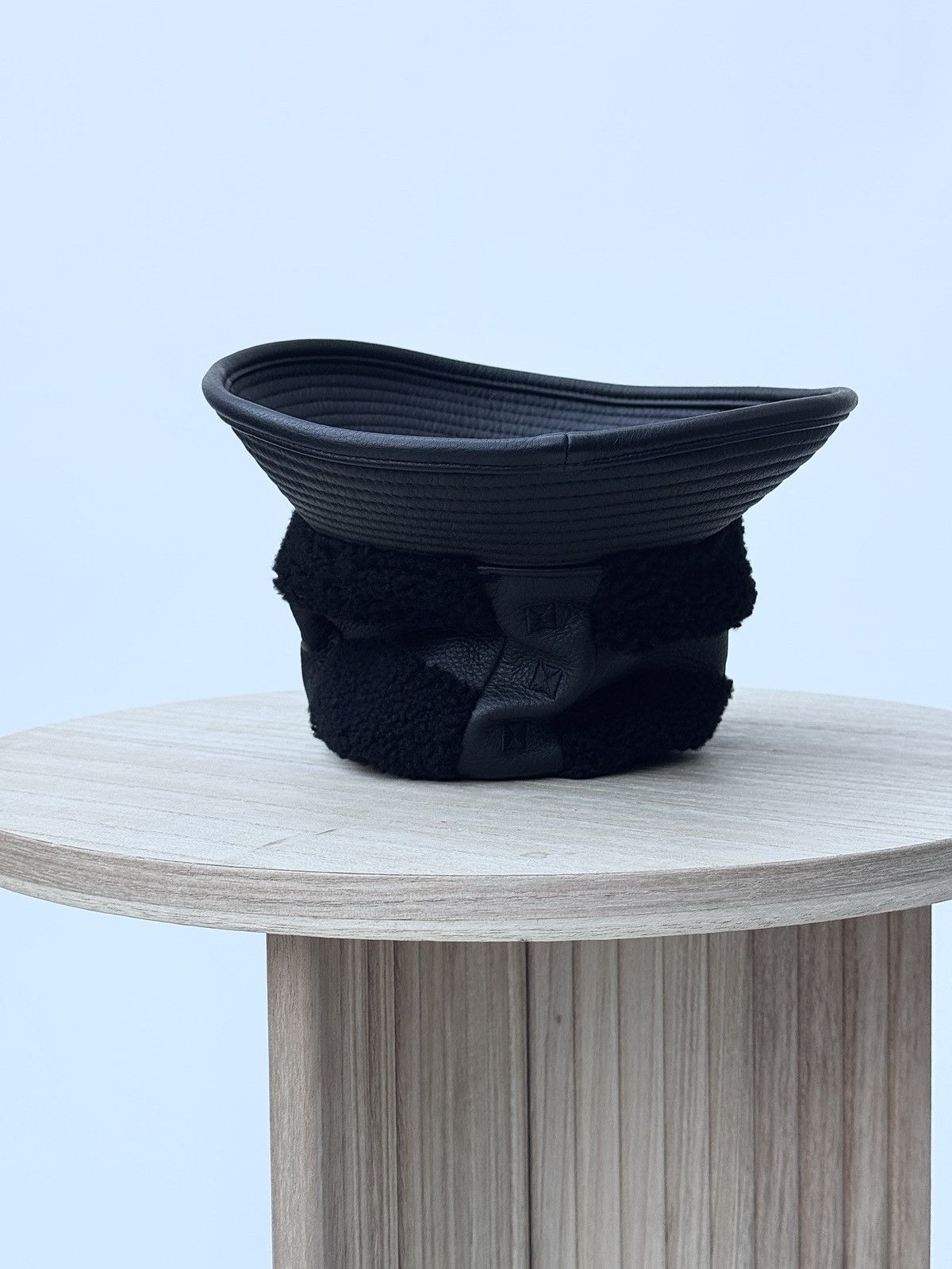 Hermes Deer Leather & Lamb Shearling Bucket Hat by Hermes Size ONE SIZE - 11 Thumbnail