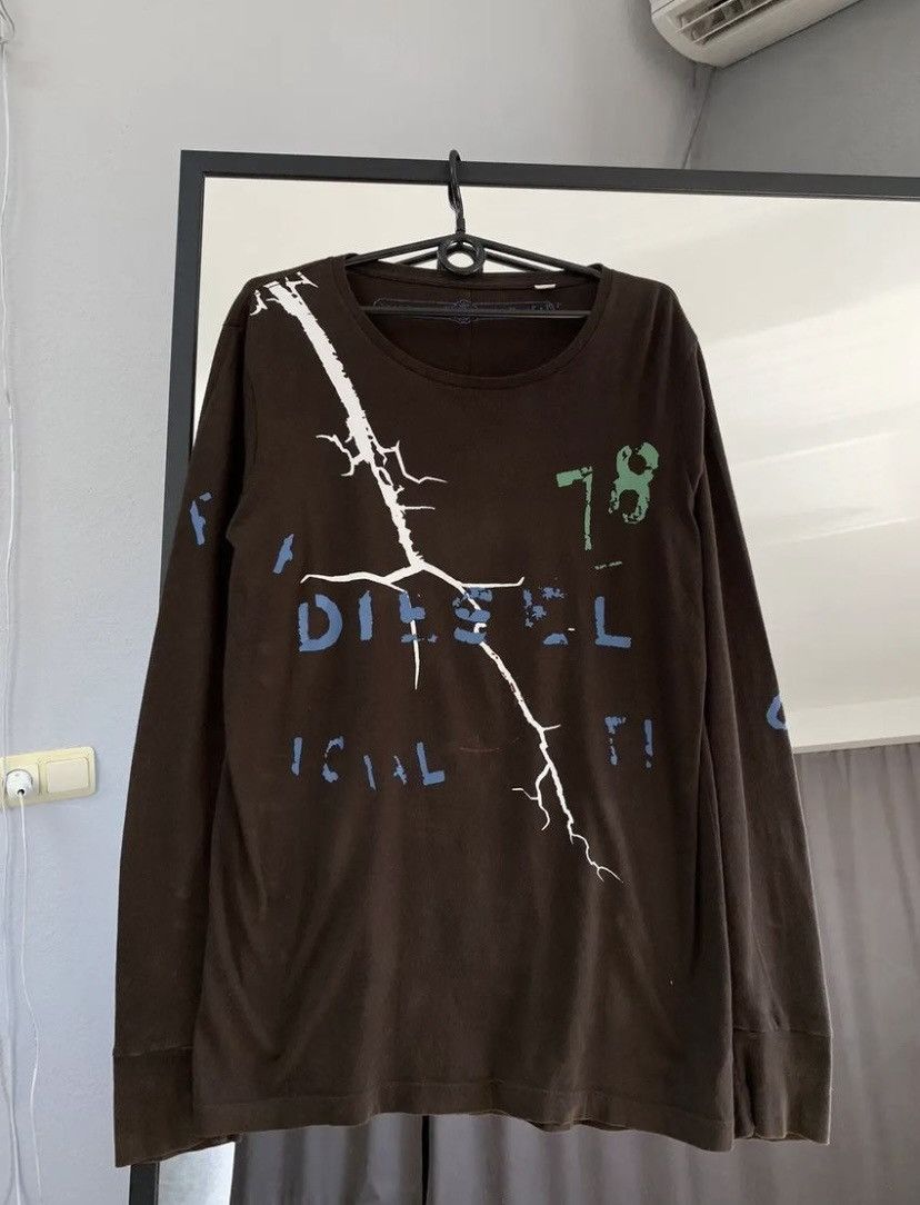 Diesel Diesel Long Sleeve Vintage Size US M / EU 48-50 / 2 - 1 Thumbnail