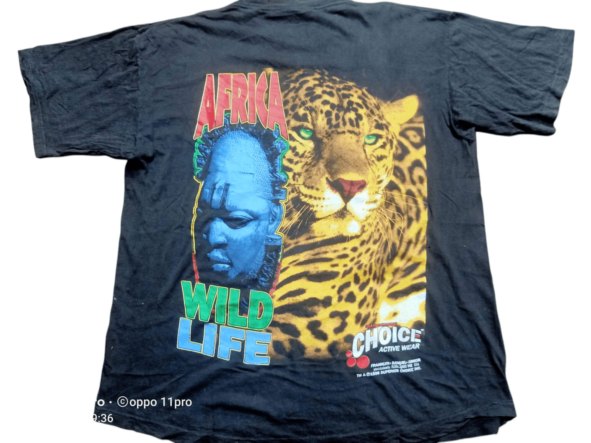 Vintage 🌟 Active Wear Superius Arfica Wildlife Animal Tee 🌟 Size US XL / EU 56 / 4 - 15 Thumbnail