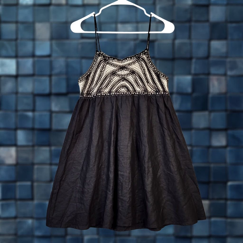 Zara ZARA Women's Crochet Tank Top Black Dress Size S Tank Dress Womens S Black Crochet Pattern Solid Vintage No N/A Size S / US 4 / IT 40 - 1 Thumbnail