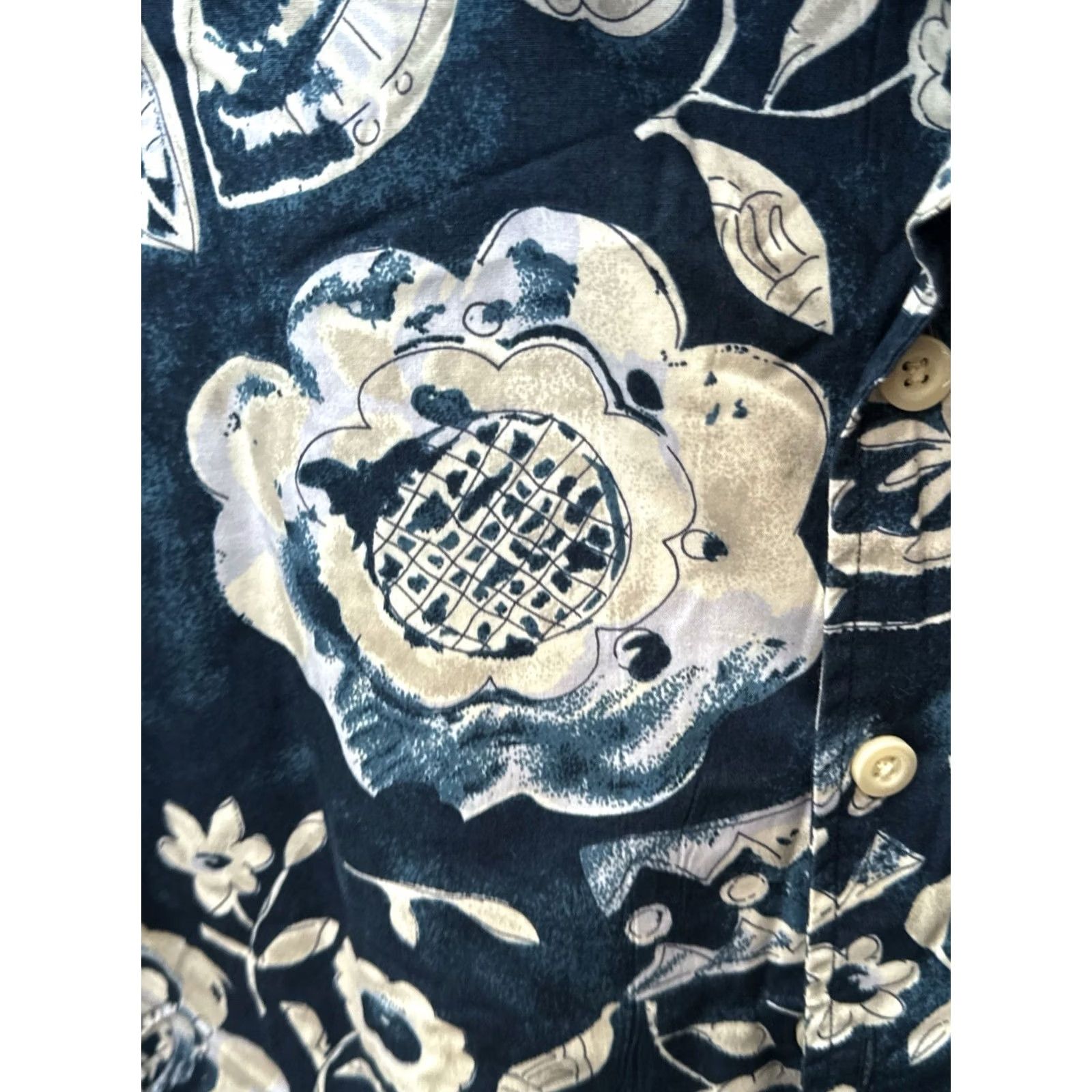 Tommy Hilfiger Tommy Hilfiger Bold Floral Ctn SHORT SLEEVE BUTTON UP SHIRT Large L Mens Multicolor Floral Shirt Size US L / EU 52-54 / 3 - 6 Thumbnail