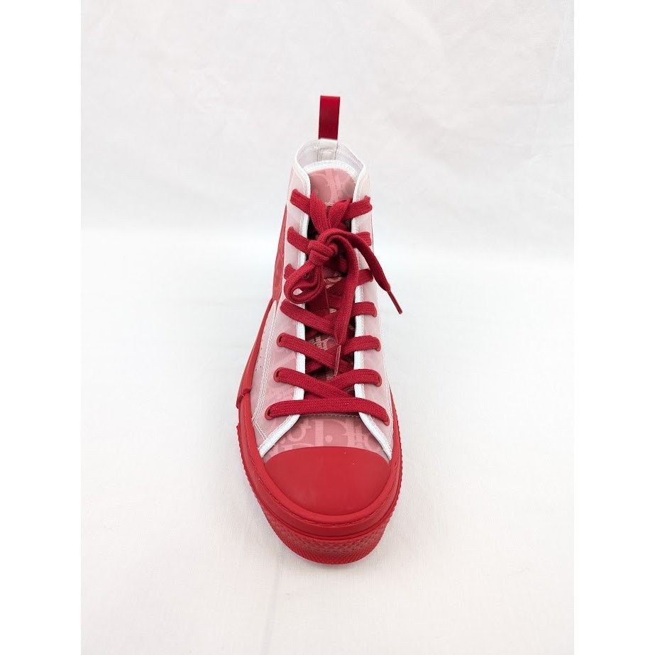 Dior o1rshd1 B23 High-Top Oblique Sneakers in Bordeaux/Ro Size US 8 / EU 41 - 5 Thumbnail
