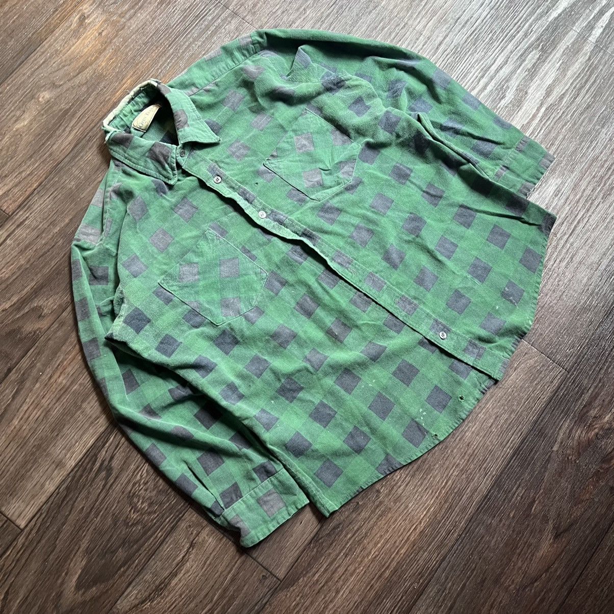 Vintage vintage Sun faded 80s classic checkered pattern, thermal Size US XXL / EU 58 / 5 - 5 Thumbnail