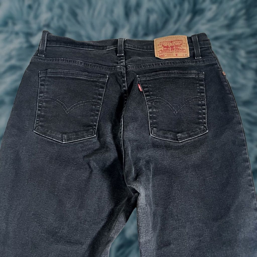 Levi's VINTAGE Levi's 550 Relaxed Fit Tapered Leg Black Jeans Women's 14 Reg M (32x30) Mens Size 32" / US 10 / IT 46 - 1 Thumbnail