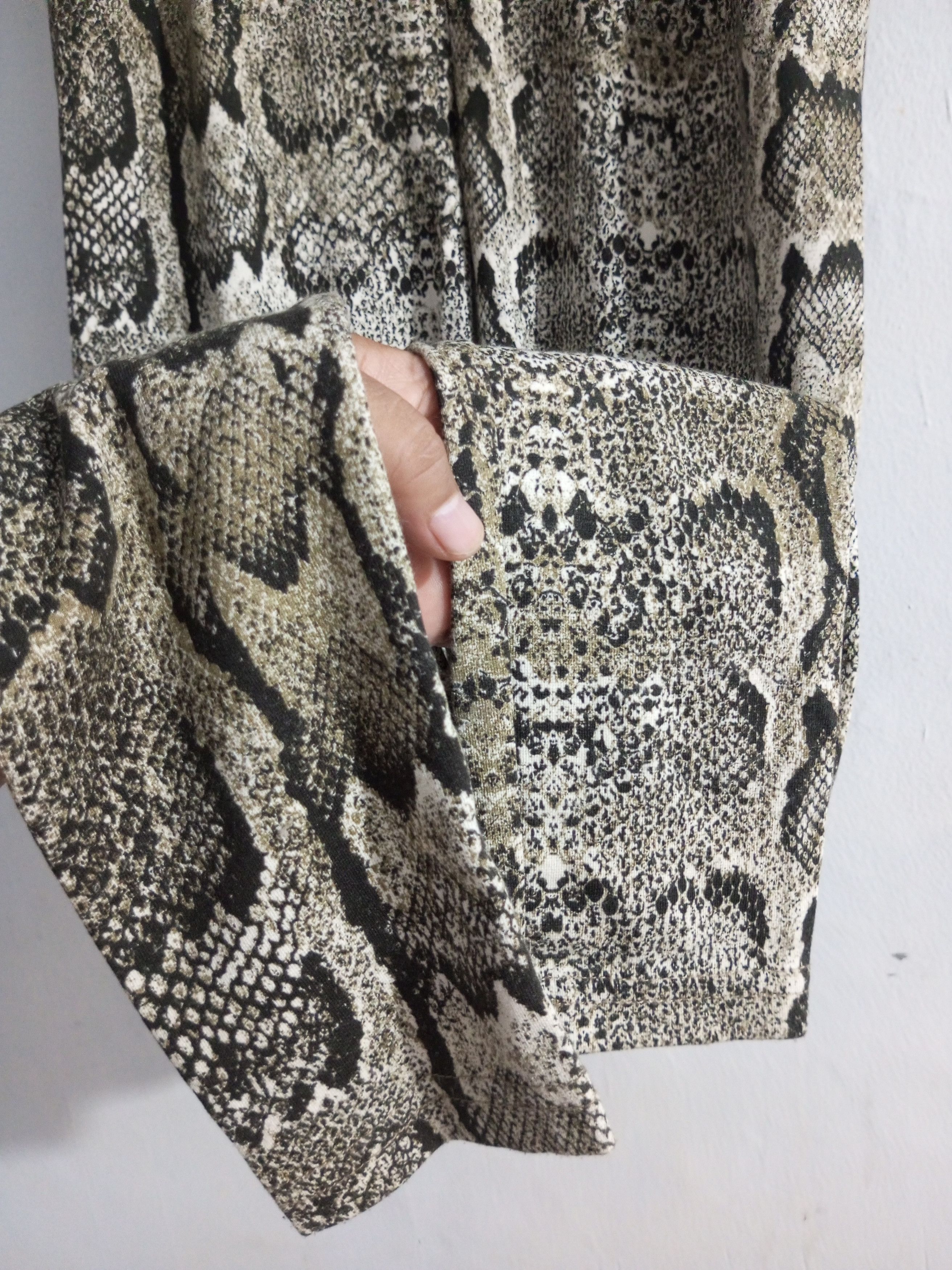 H&M Vintage H&M snake skin print legging stretch Size 29" - 8 Thumbnail