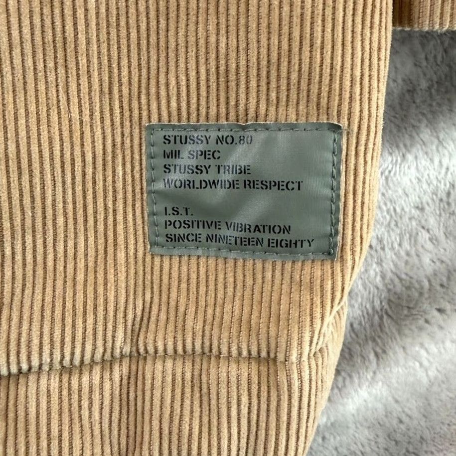 Doublet Stussy Pea Coat Jacket Brown Corduroy Men Large L Camo Lined Size US L / EU 52-54 / 3 - 4 Thumbnail