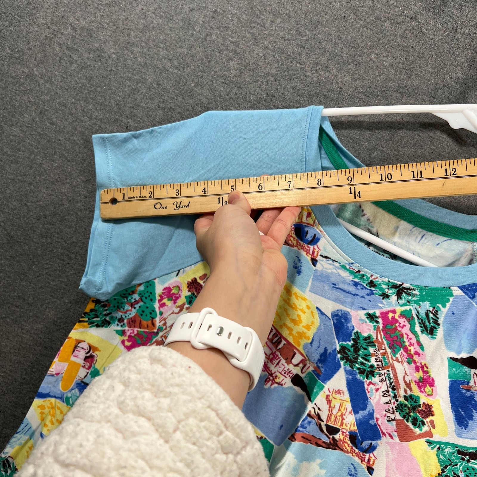 Other Cuddl Duds Cotton Core Raglan Sleep Shirt LightBlue Size XS / US 0-2 / IT 36-38 - 8 Thumbnail