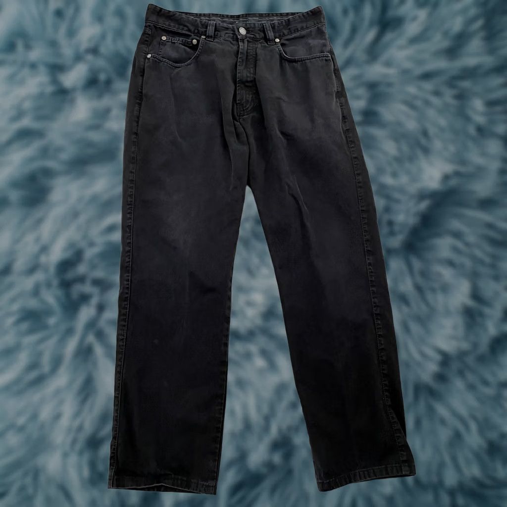 Ermenegildo Zegna Ermenegildo Zegna Jeans Adult 32 Black Denim 5-Pocket Logo Zipper Zegna City Mens Size US 32 / EU 48 - 1 Thumbnail