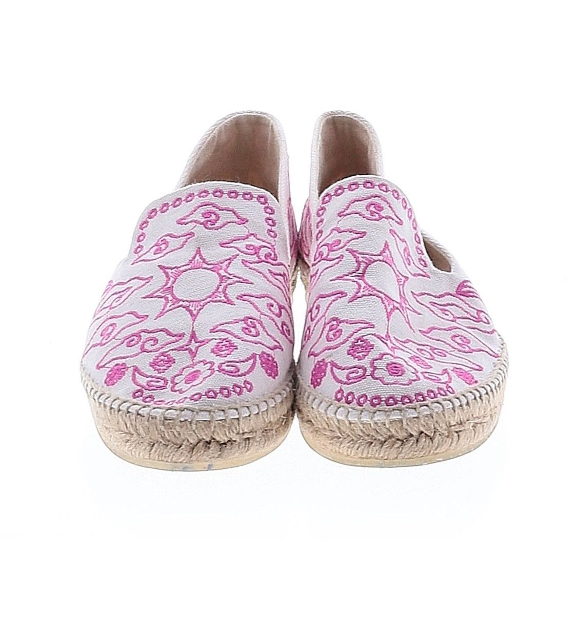 Other Pink Embroidered Espadrille Slip Ons Size US 8 / IT 38 - 2 Thumbnail