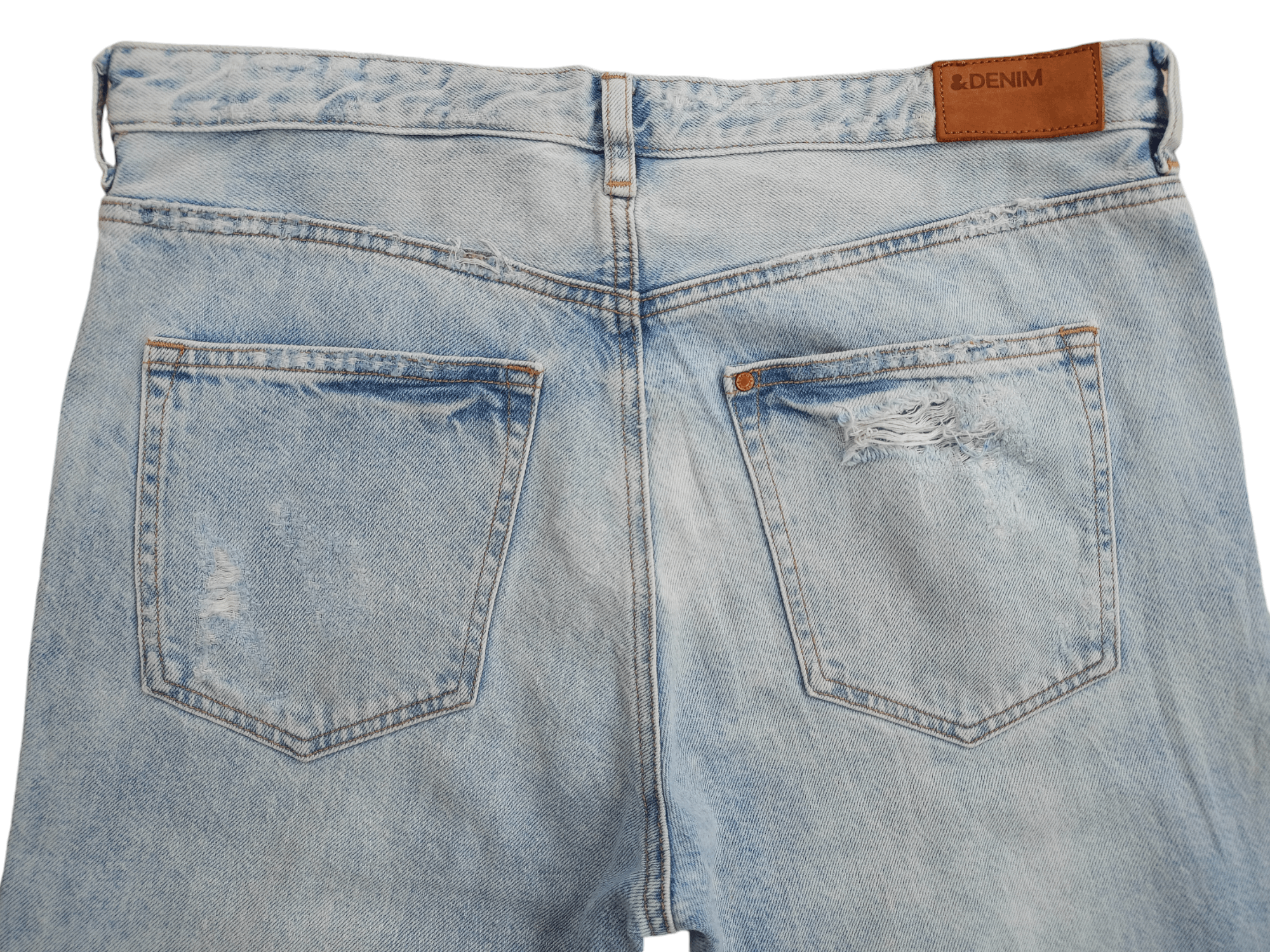 H&M & DENIM by H&M Boyfriend Distressed Streetwear Size 28" / US 6 / IT 42 - 22 Thumbnail