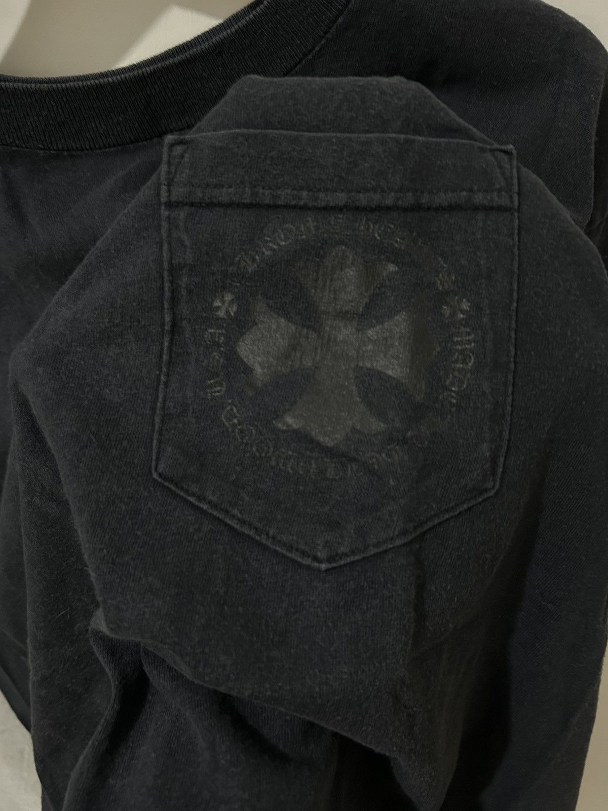 Chrome Hearts Chrome Hearts Tonal Plus Hollywood Logo Tshirt Black Size US M / EU 48-50 / 2 - 7 Thumbnail