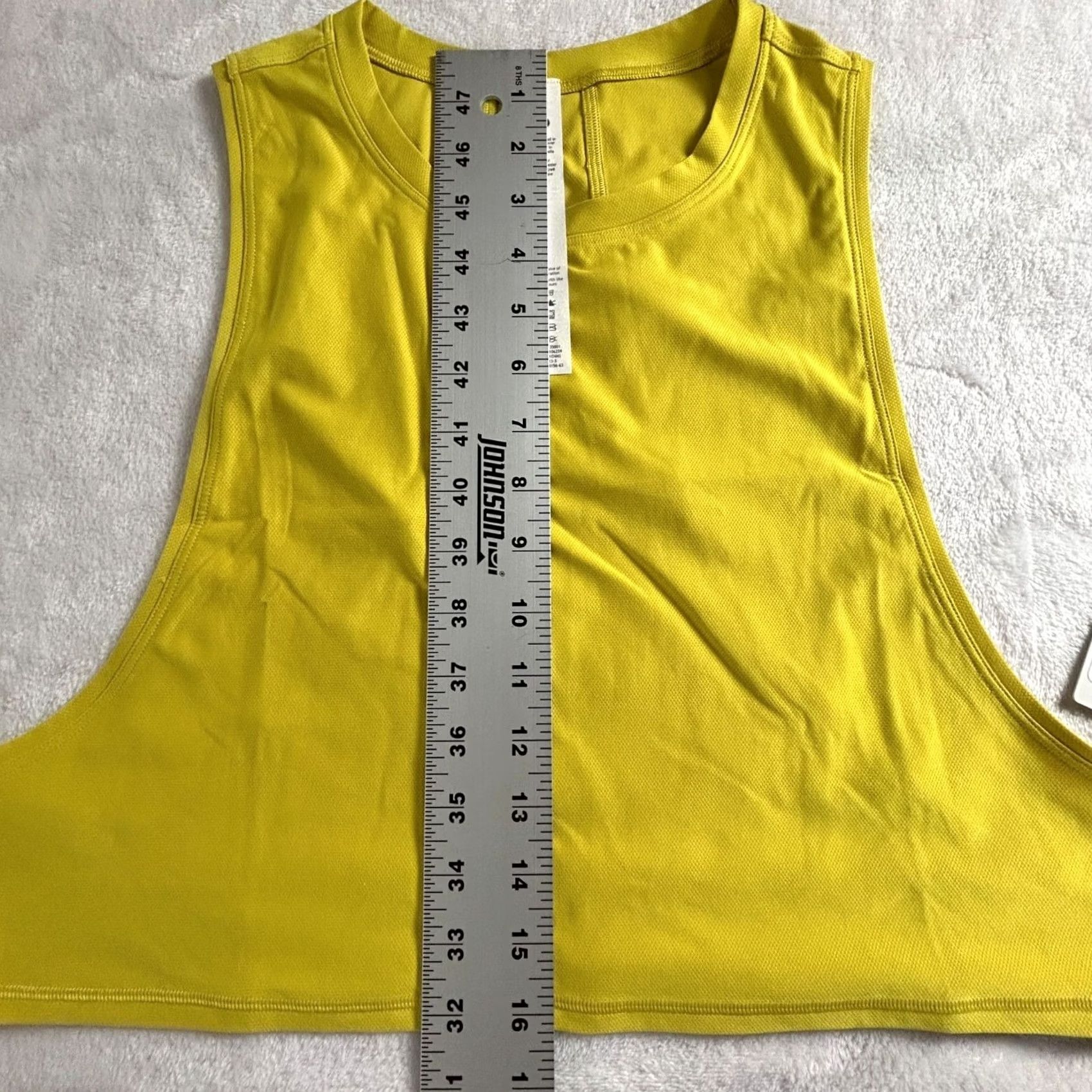 Lululemon Lululemon Womens Muscle Love Crop Tank Tough Yellow Size 8 Yoga Top Stretch New Size M / US 6-8 / IT 42-44 - 6 Thumbnail